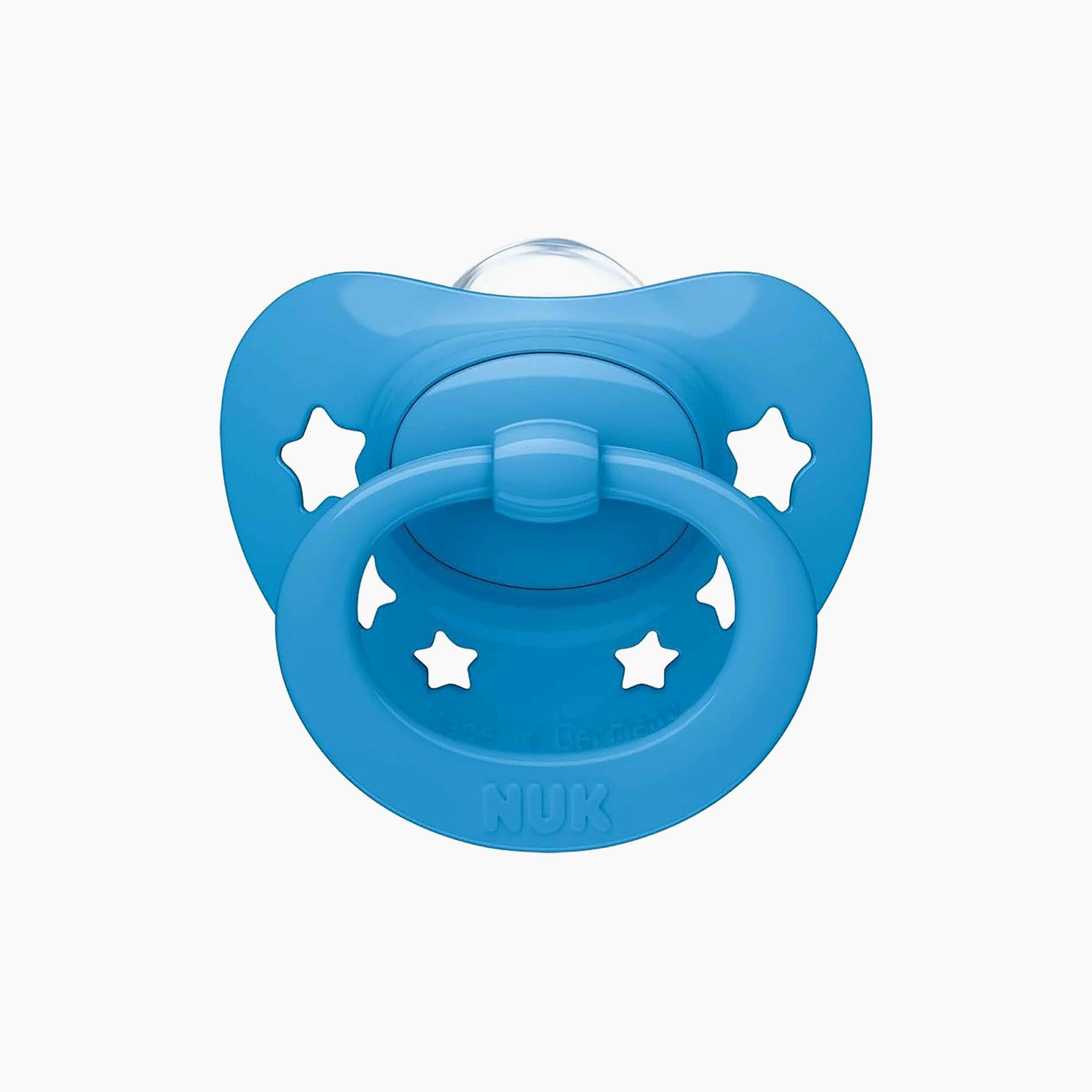 NUK Signature BPA Free Silicone Pacifier - Blue-baby-feeding-pacifiers-image-1