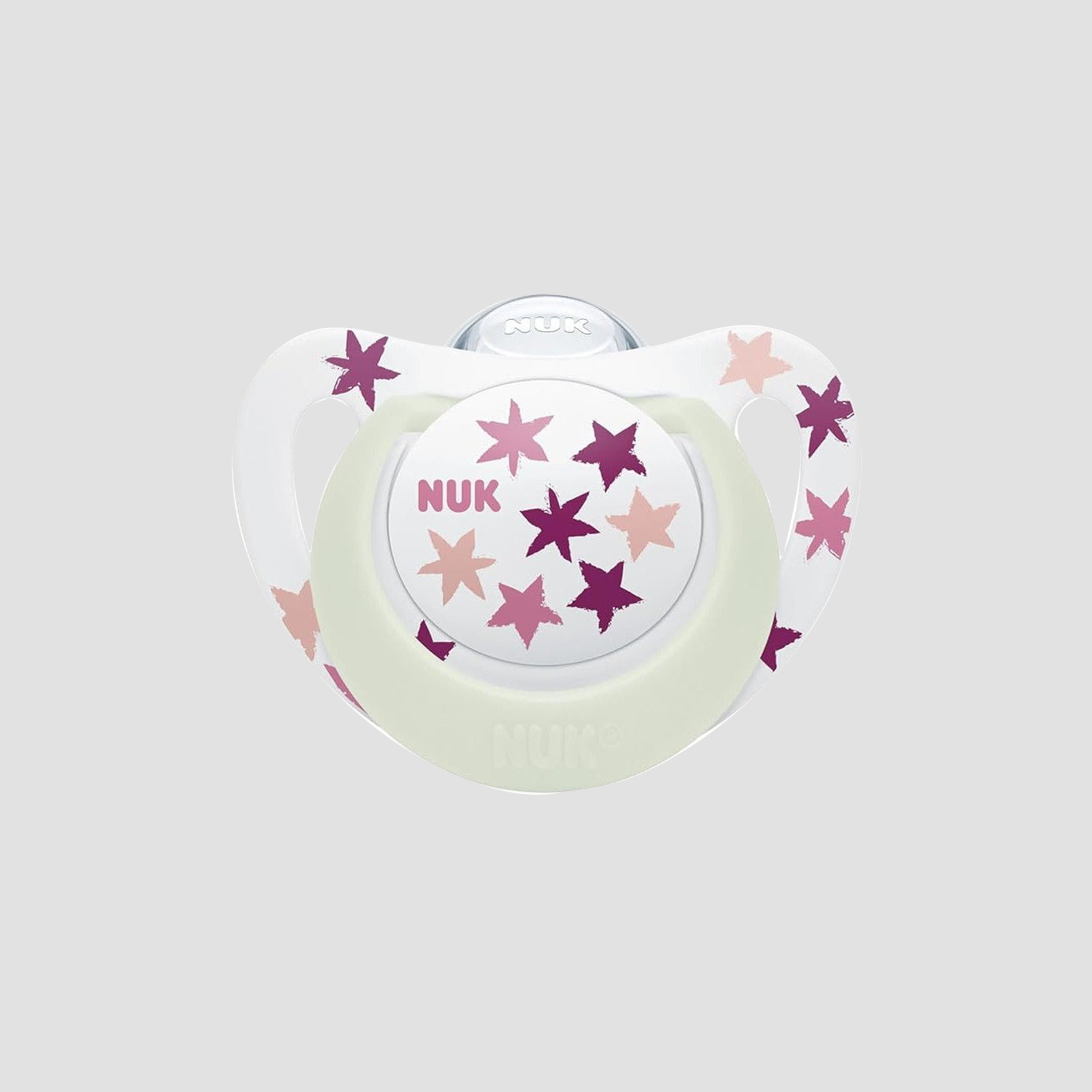 لهاية سيليكون ستار نايت المضيئة خالية من BPA من نوك - وردي-baby-feeding-pacifiers-image-1