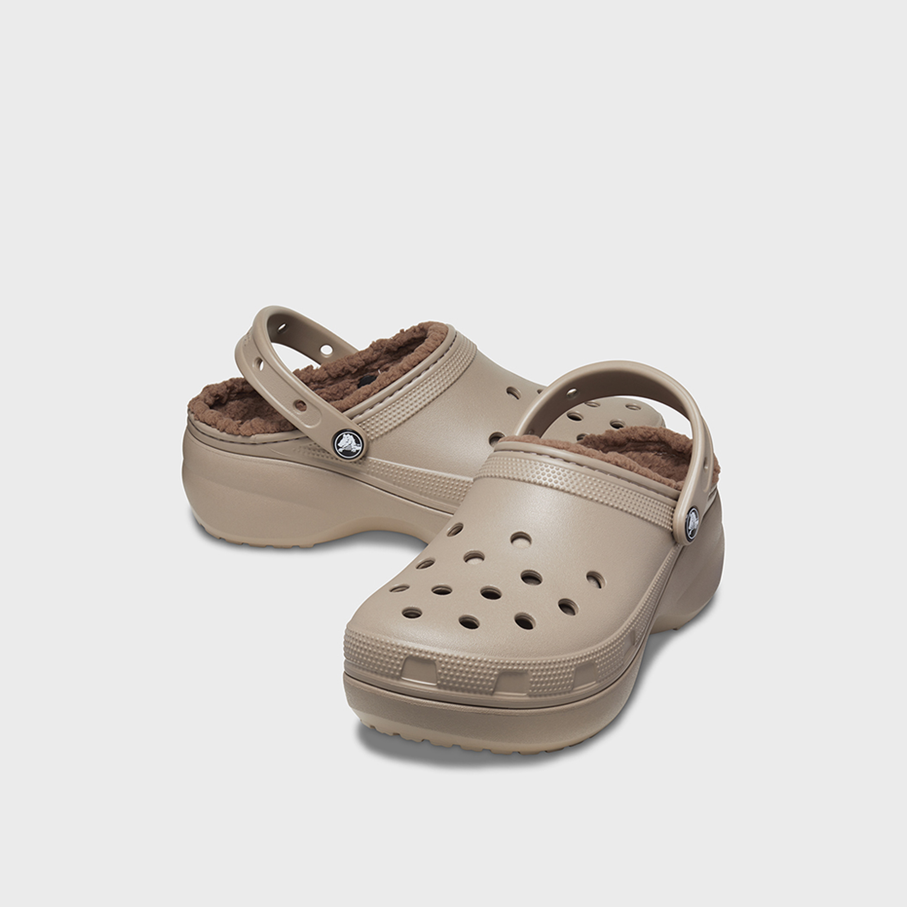 Crocs Women's Slip On Classic Platform Clogs | 207938-195-women-shoes-flipflopsandslides-image-1
