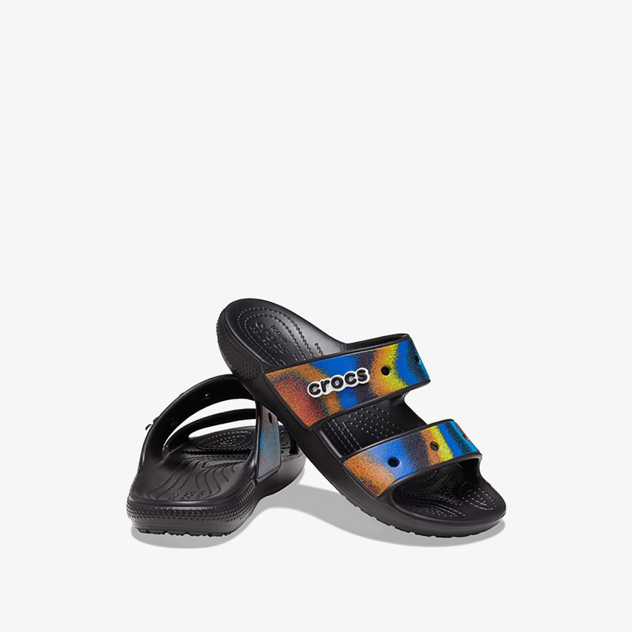 كروكس سلايد صندل كلاسيكي أسود للجنسين برباط وصبغ-men-shoes-sandals-image-1