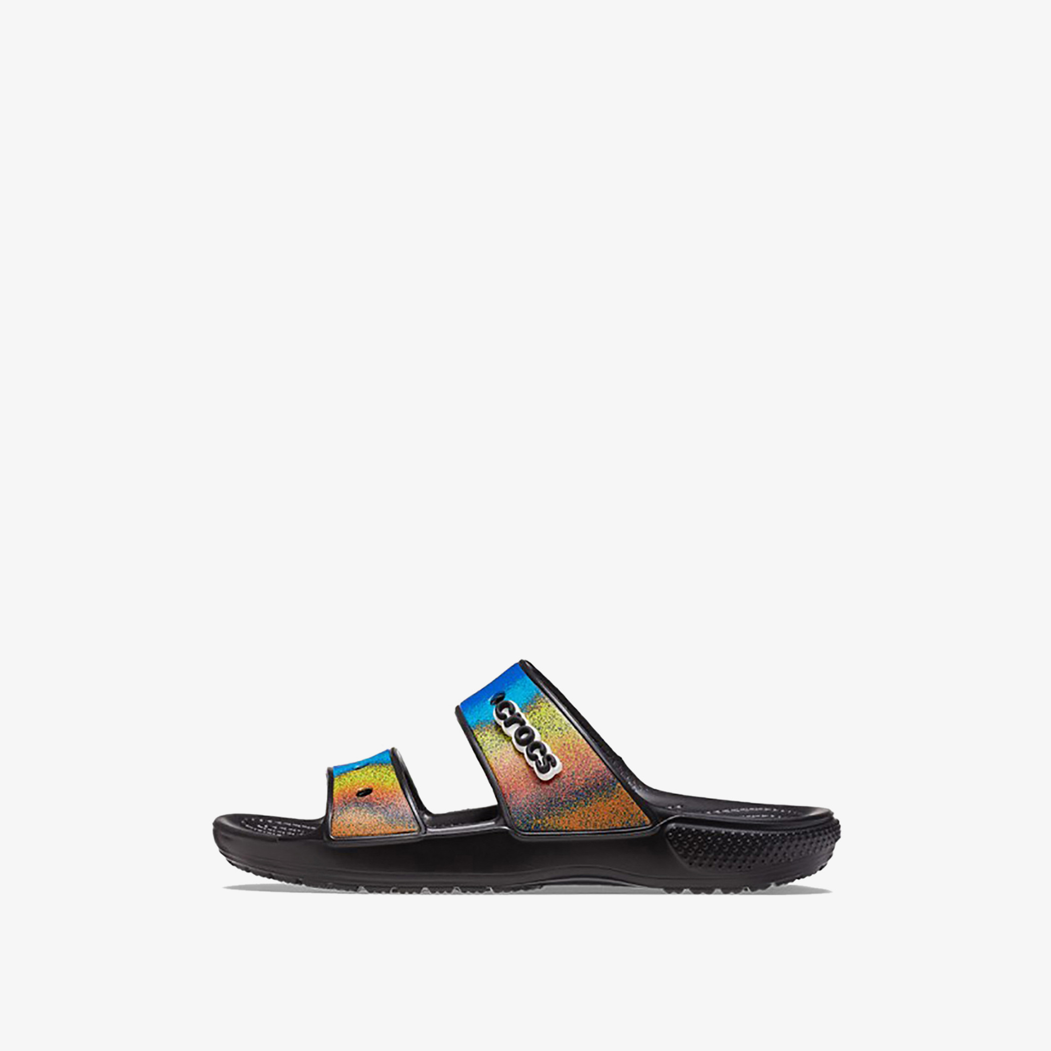 Crocs Unisex Black Classic Tie & Dye Slide Sandals-men-shoes-sandals-image-4