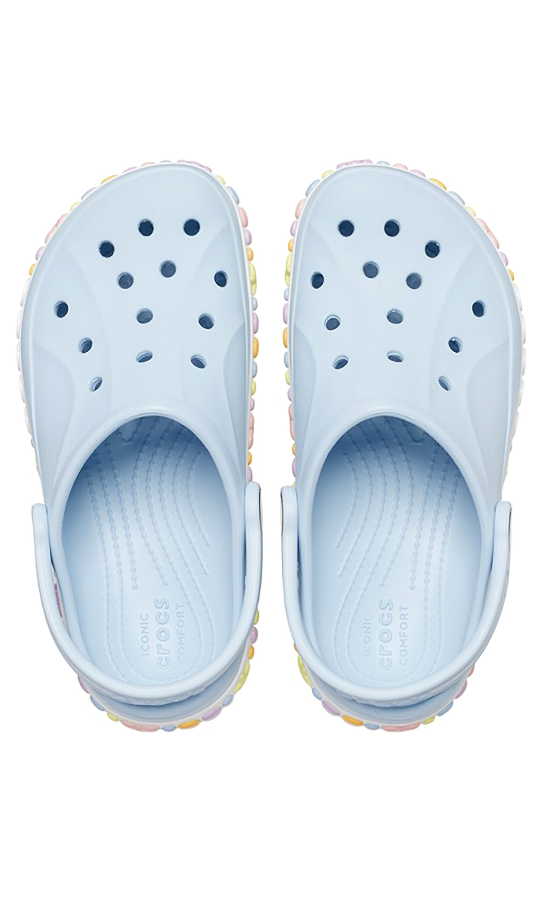 قبقاب كروكس أزرق مزين بفتحات للأطفال مع سوار سحر-girls-shoes-sandals-image-6