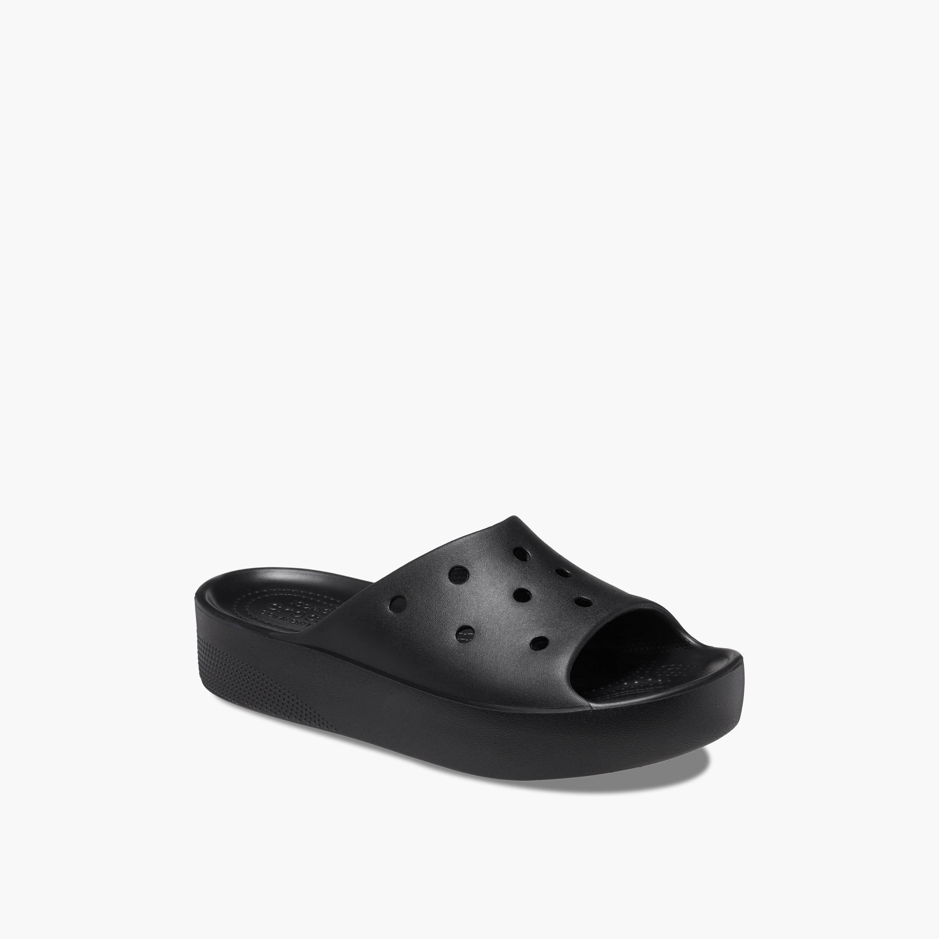 Crocs Women's Slip On Classic Platform Slide Slippers | 208180-001-men-shoes-flipflopsandslides-image-2
