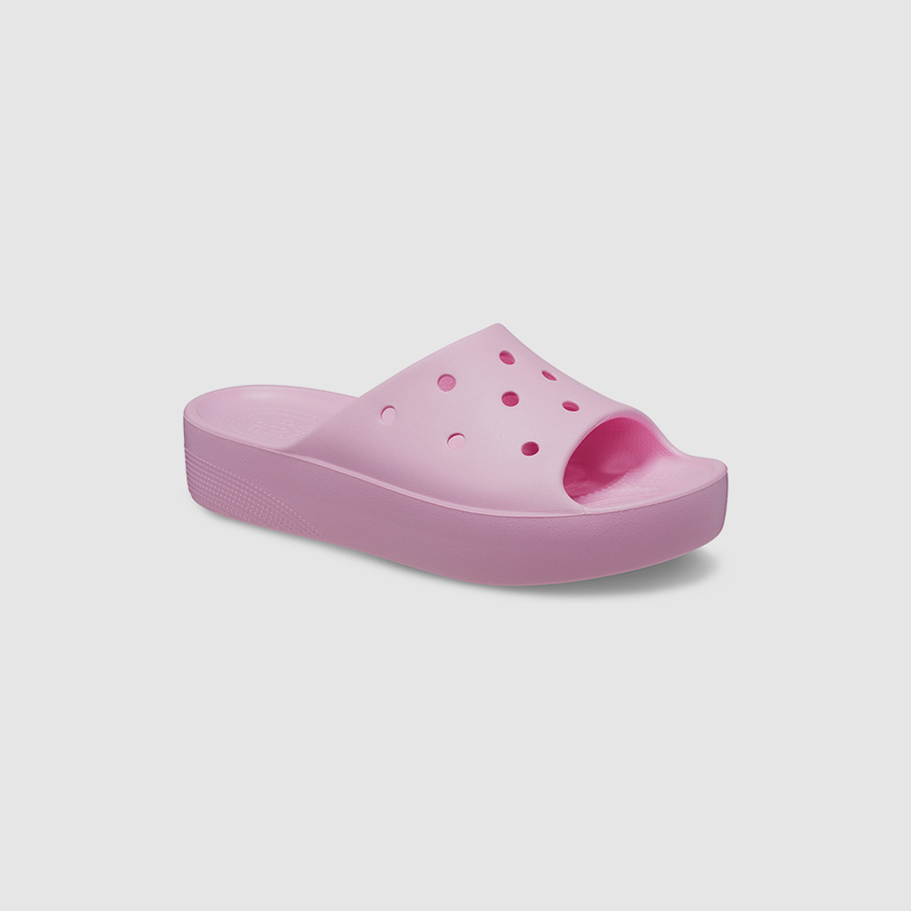  سلايدس كروكس كلاسيكي نسائي ذو بلاتفورم مع مزين بفتحات-women-shoes-sandals-flats-image-14
