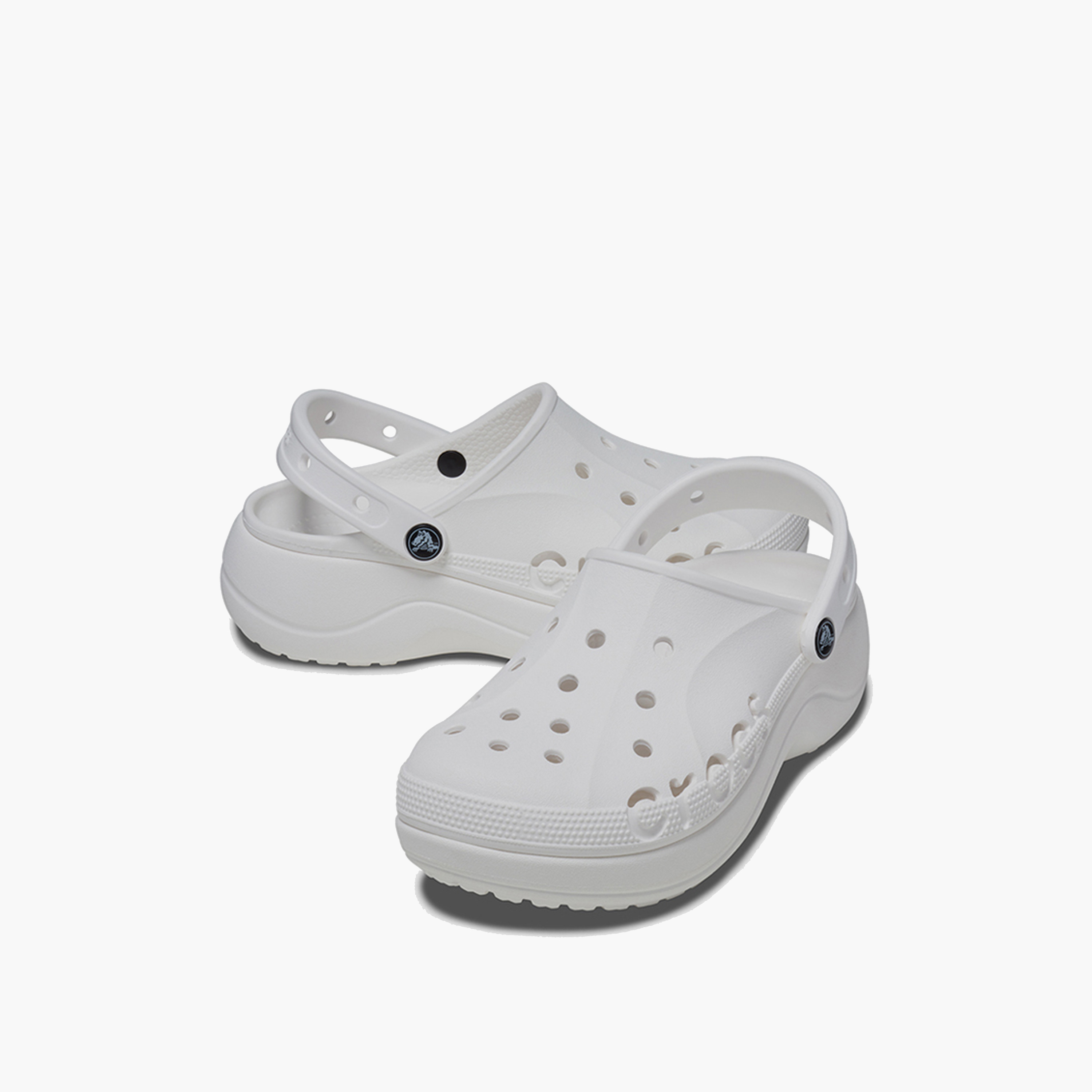 Crocs Women's Slip On Baya Platform Clogs | 208186-100-women-shoes-sandals-flats-image-1