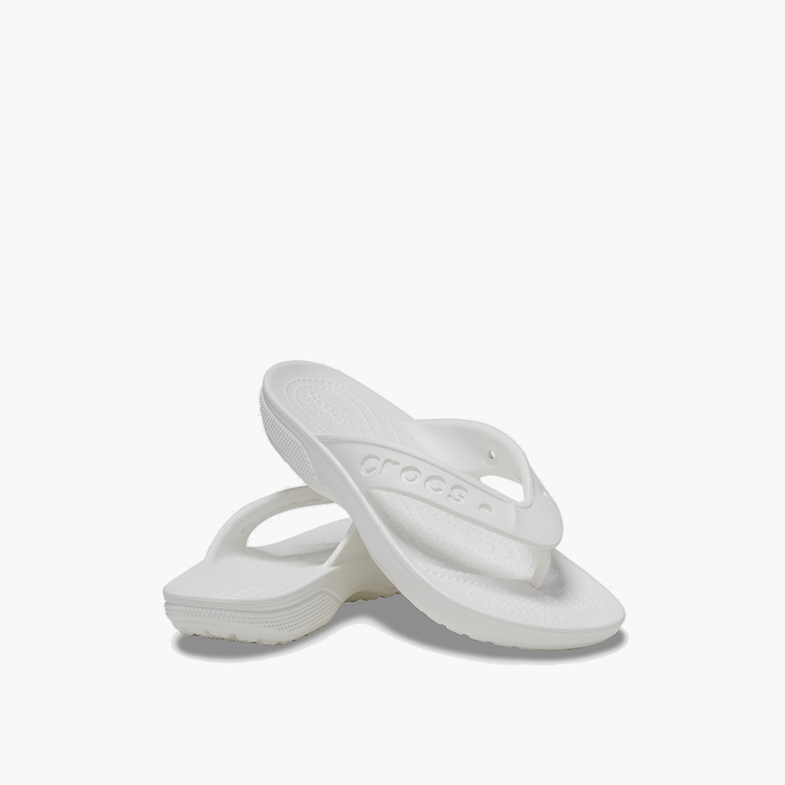 كروكس-   شبشب بايا II ثونغ سهل الارتداء للجنسين | 208192-100-men-shoes-flipflopsandslides-image-1