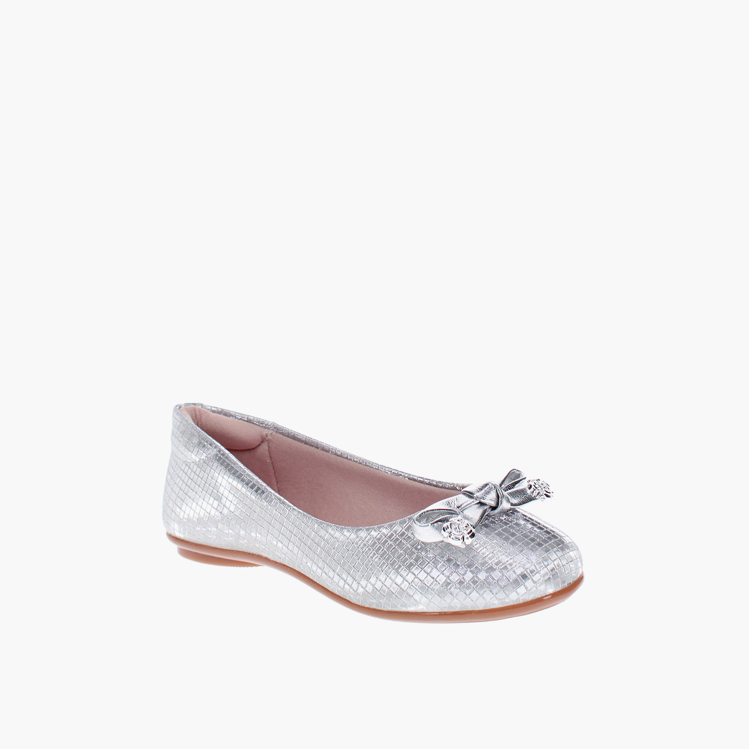 مولكينها - باليرينا زين بمقدمة مستديرة سهل الارتداء - للبنات | 2083-1106-27671-41-girls-shoes-ballerinas-image-1