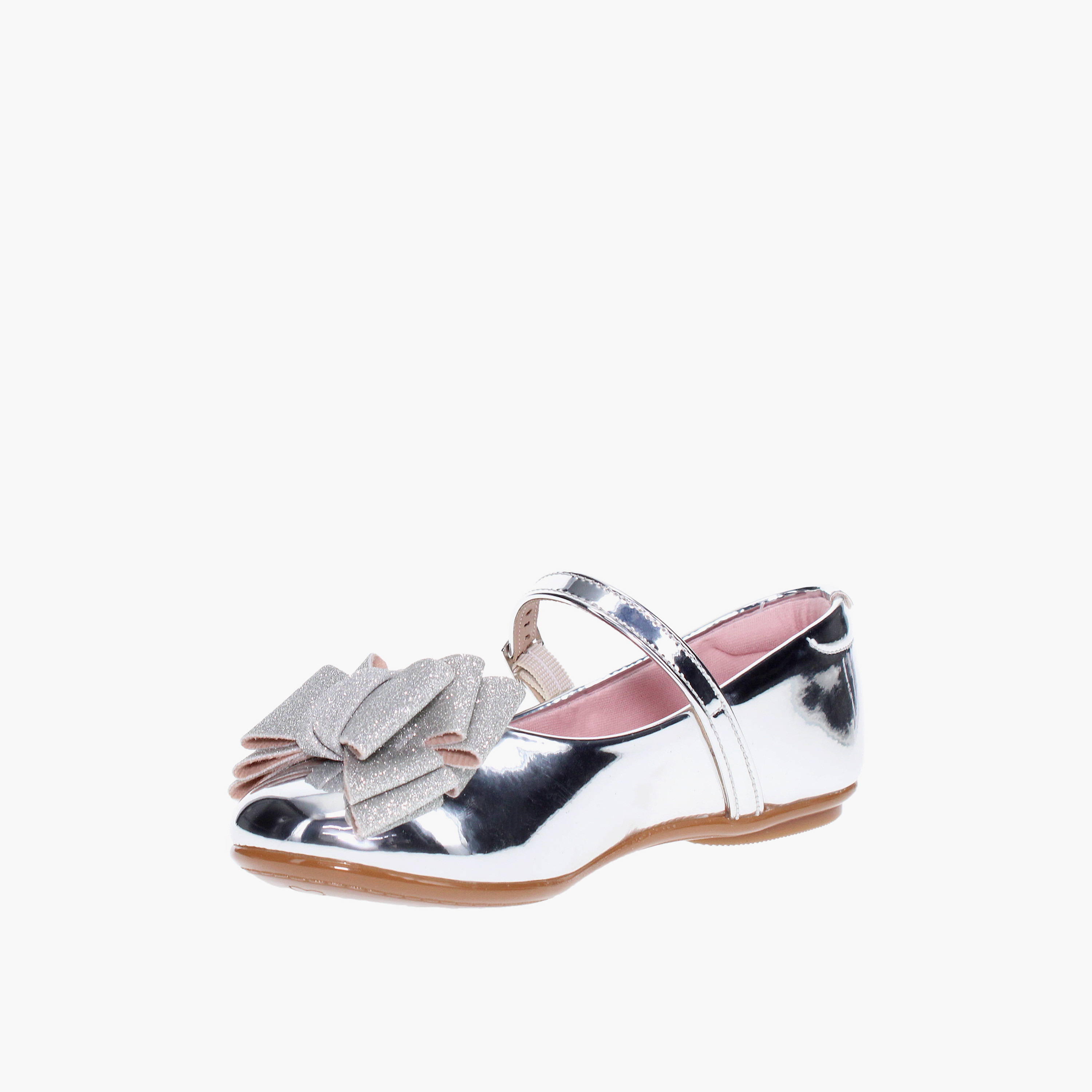 Molekinha by Geoomnii Girl's Buckle Round Toe Ballerinas | 2083-1122-11808-41        -girls-shoes-ballerinas-image-2