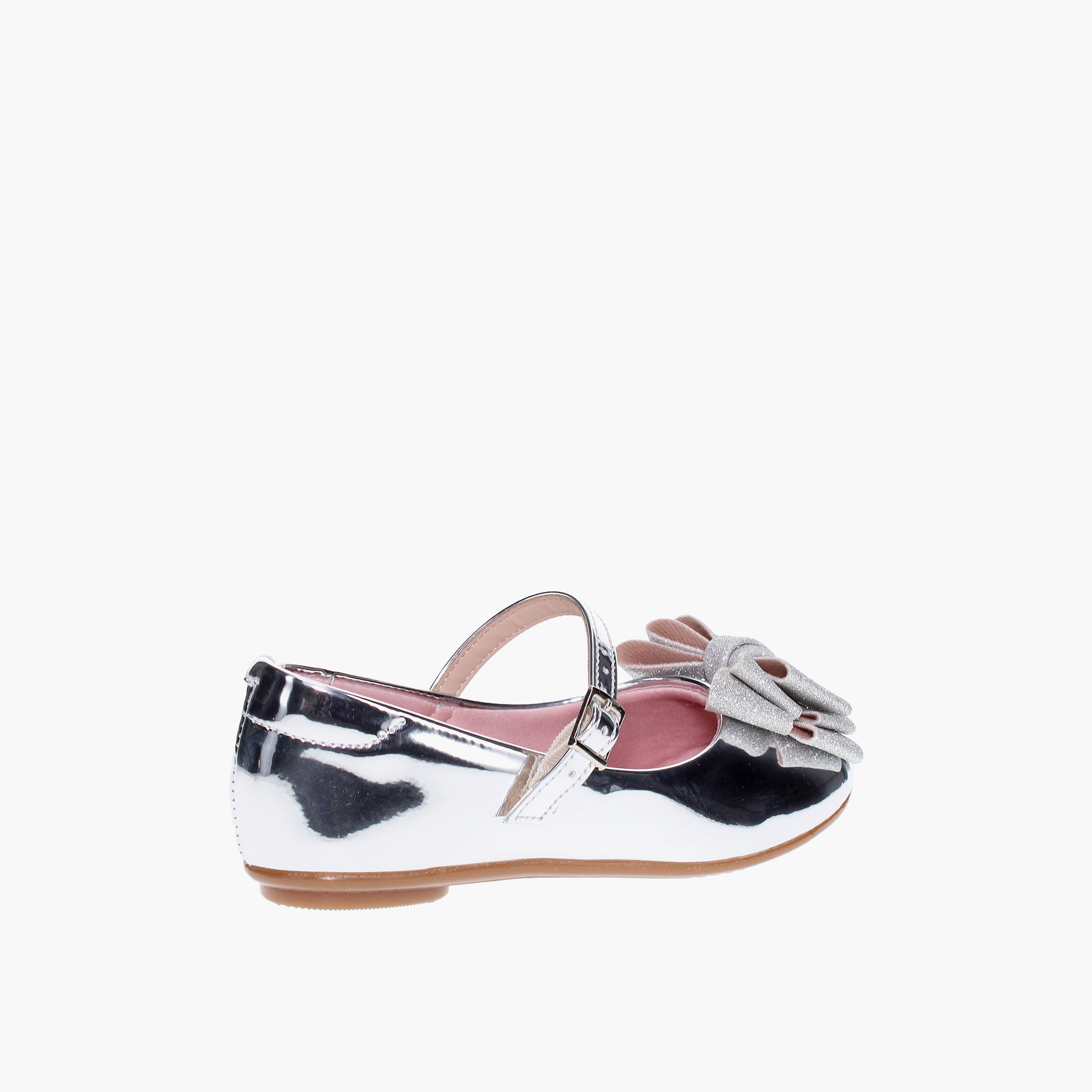Molekinha by Geoomnii Girl's Buckle Round Toe Ballerinas | 2083-1122-11808-41        -girls-shoes-ballerinas-image-3