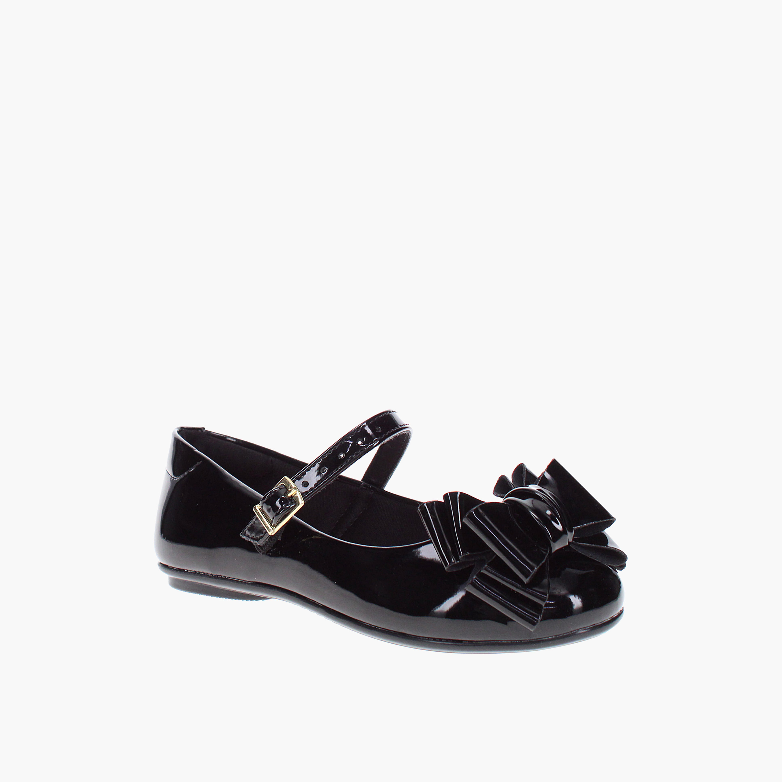 Molekinha by Geoomnii Girls Buckle Xaje Round Toe Ballerinas         -girls-shoes-schoolshoes-image-1