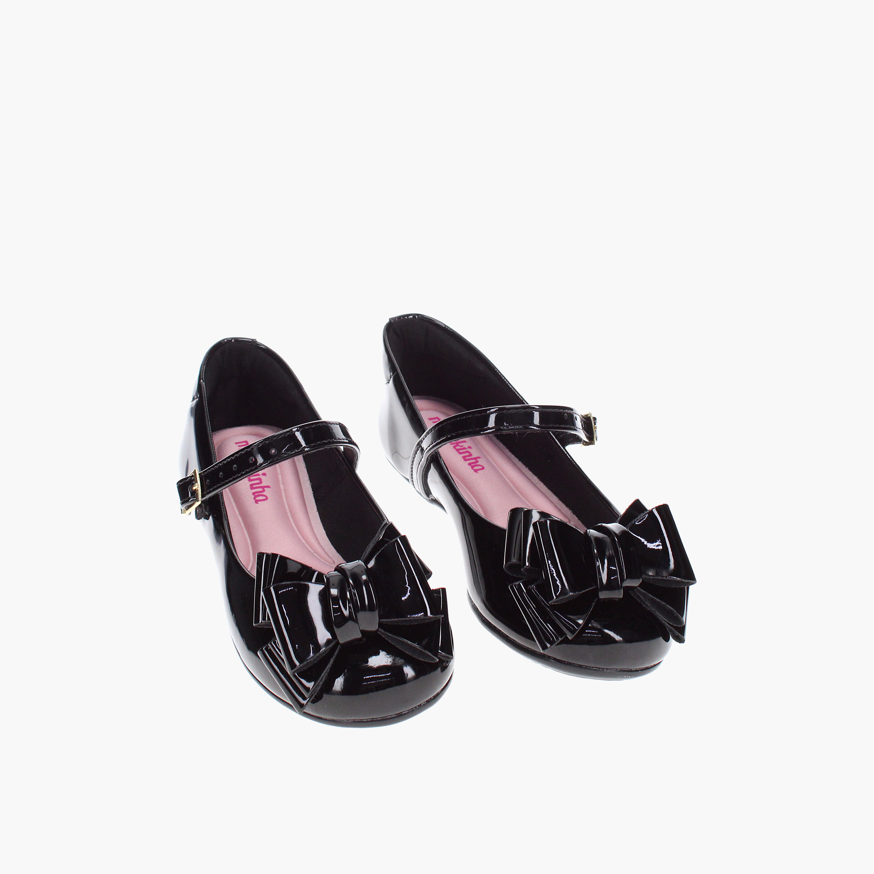 Molekinha by Geoomnii Girls Buckle Xaje Round Toe Ballerinas         -girls-shoes-schoolshoes-image-4