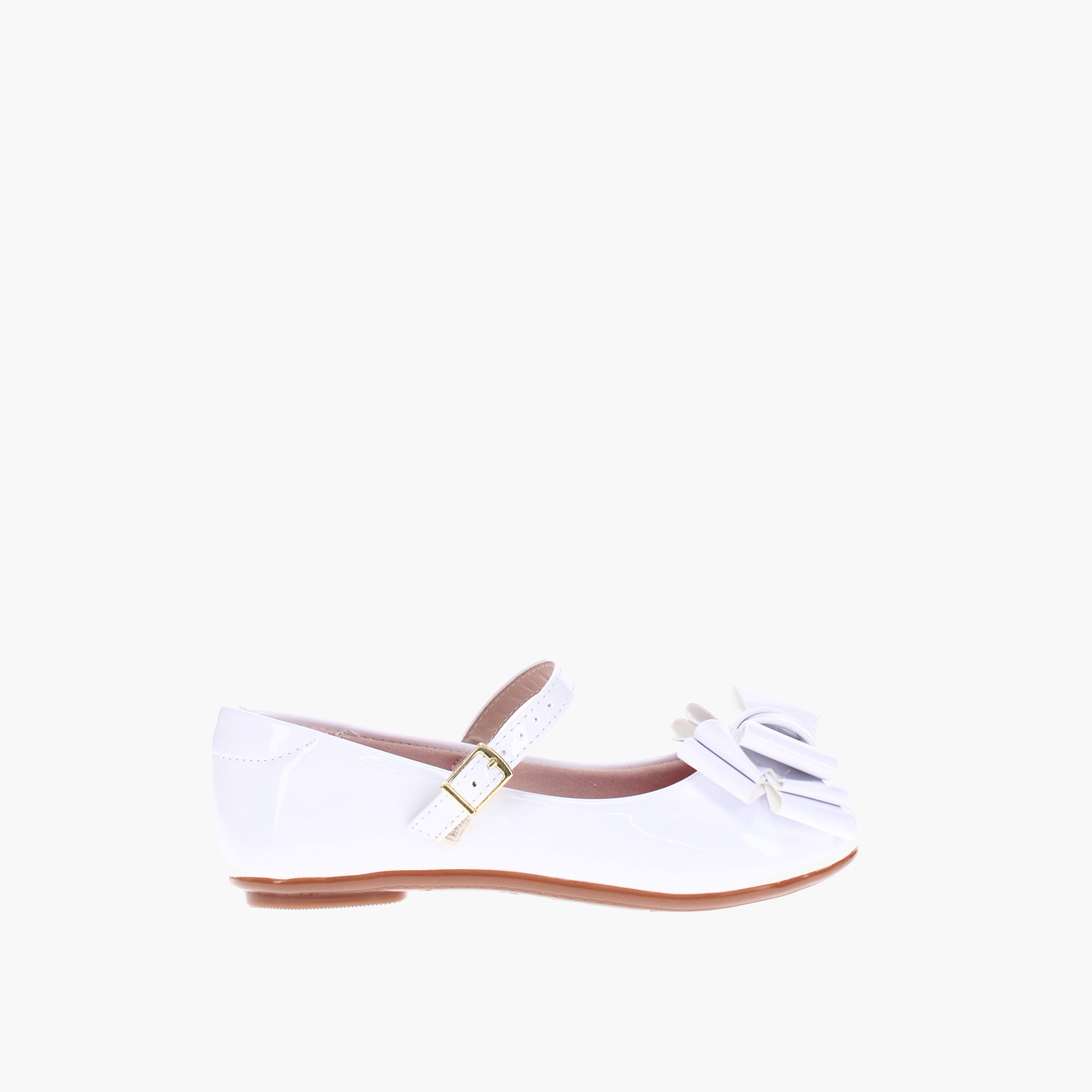 Molekinha by Geoomnii Girls Buckle Ama Round Toe Ballerinas         -girls-shoes-schoolshoes-image-2