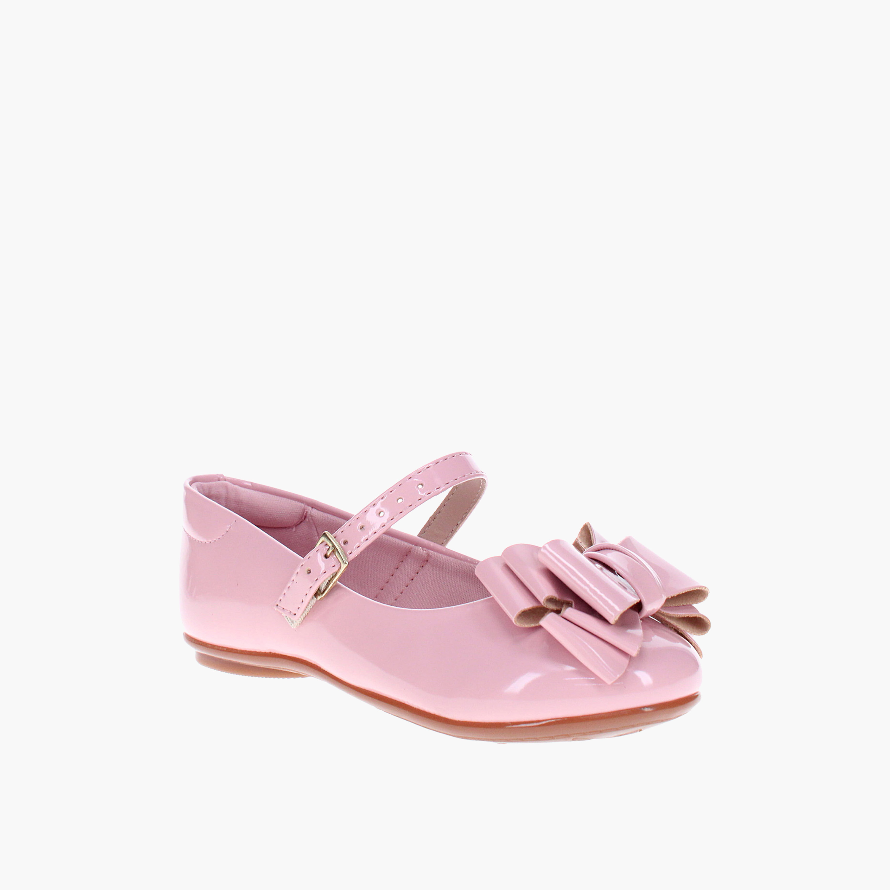 حذاء باليه للفتيات من Molekinha مزود بإبزيم كي ومقدمة مستديرة-girls-shoes-ballerinas-image-1