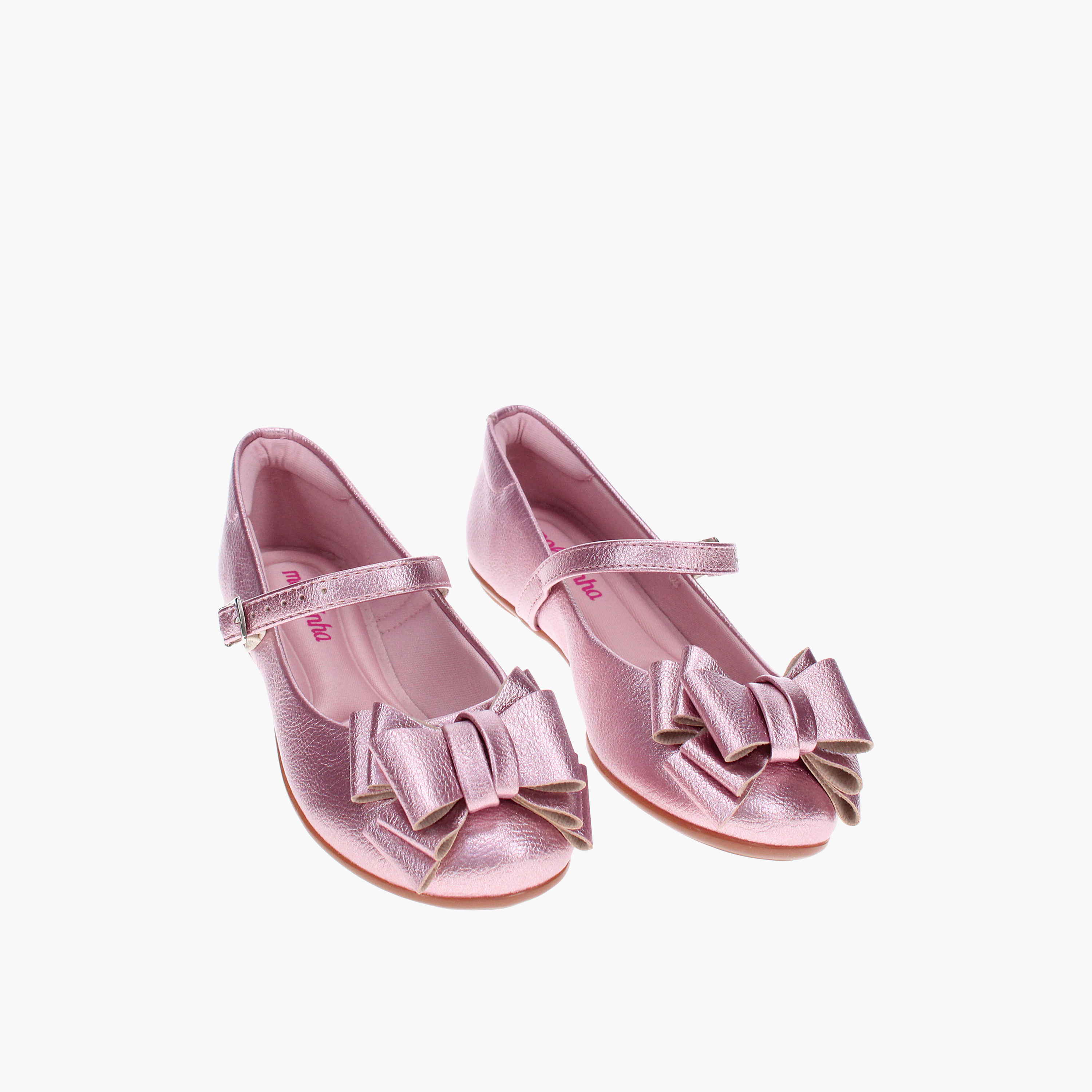 مولكينها - حذاء ماري جين شيي بحزام وإبزيم - للبنات | 2083-1122-27263-95843-girls-shoes-ballerinas-image-4