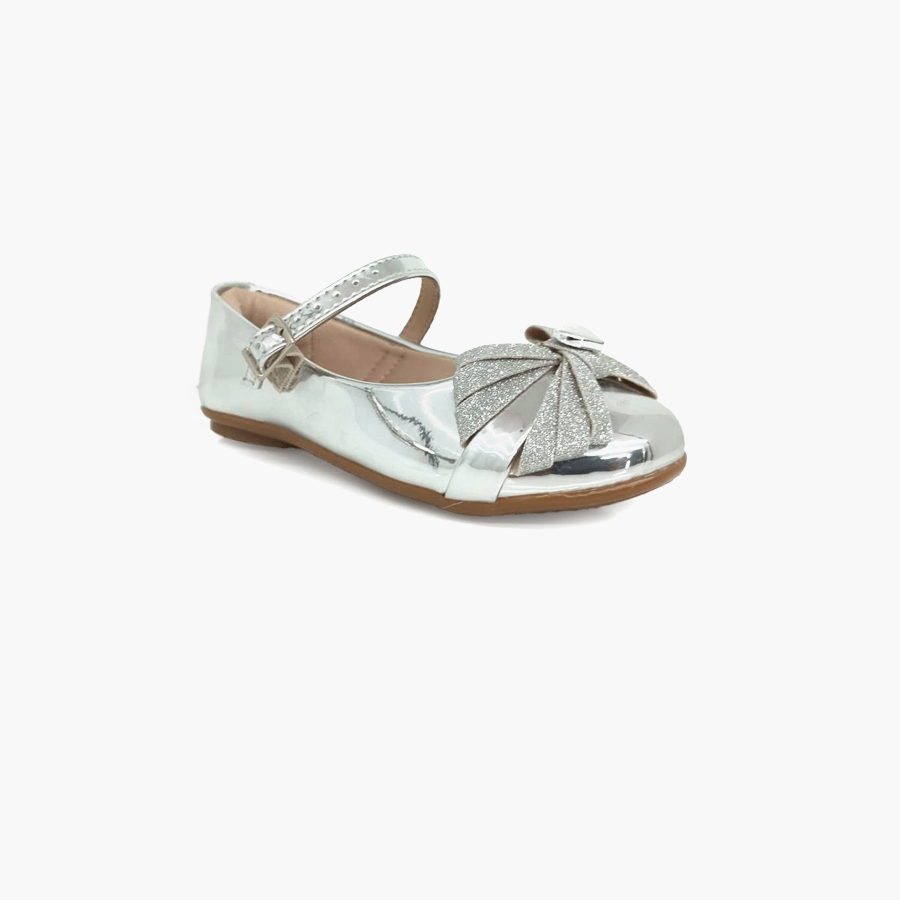 Molekinha by Geoomnii Girls Buckle Cije Metallic Mary Jane         -girls-shoes-sandals-image-1