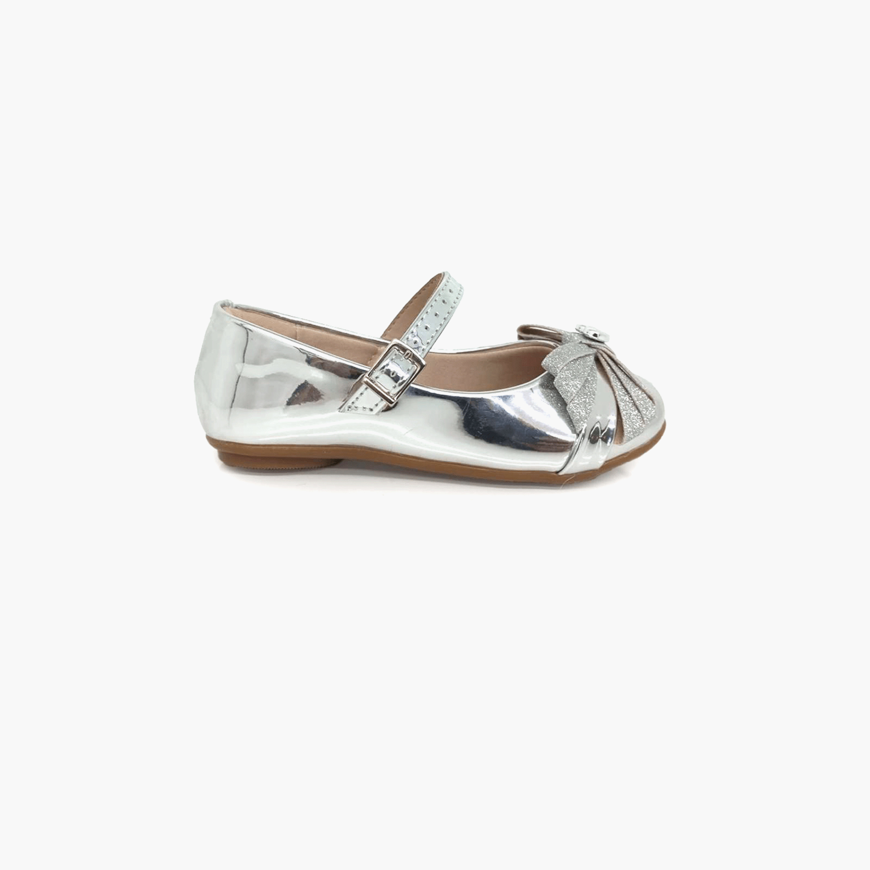 Molekinha by Geoomnii Girls Buckle Cije Metallic Mary Jane         -girls-shoes-sandals-image-2
