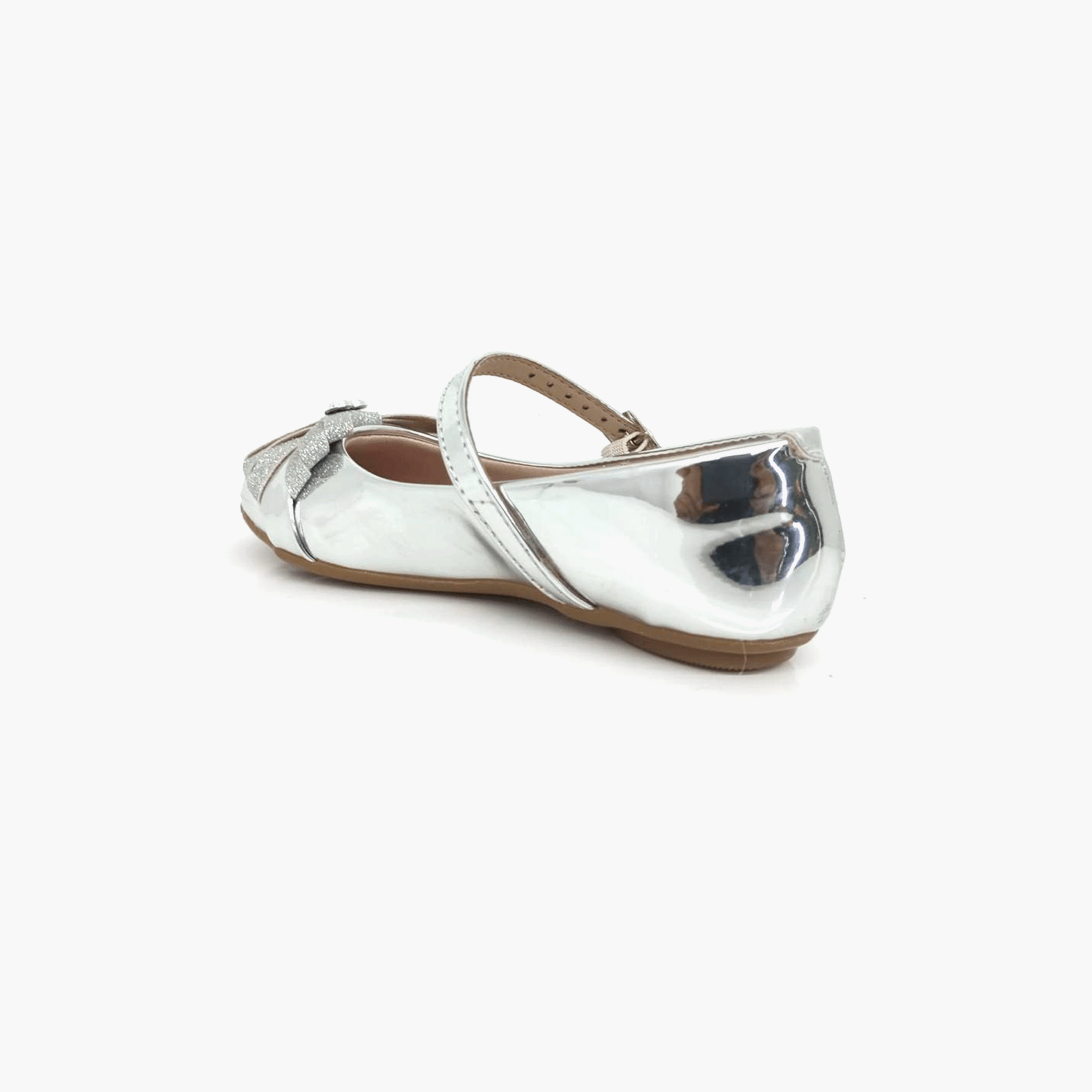 Molekinha by Geoomnii Girls Buckle Cije Metallic Mary Jane         -girls-shoes-sandals-image-4