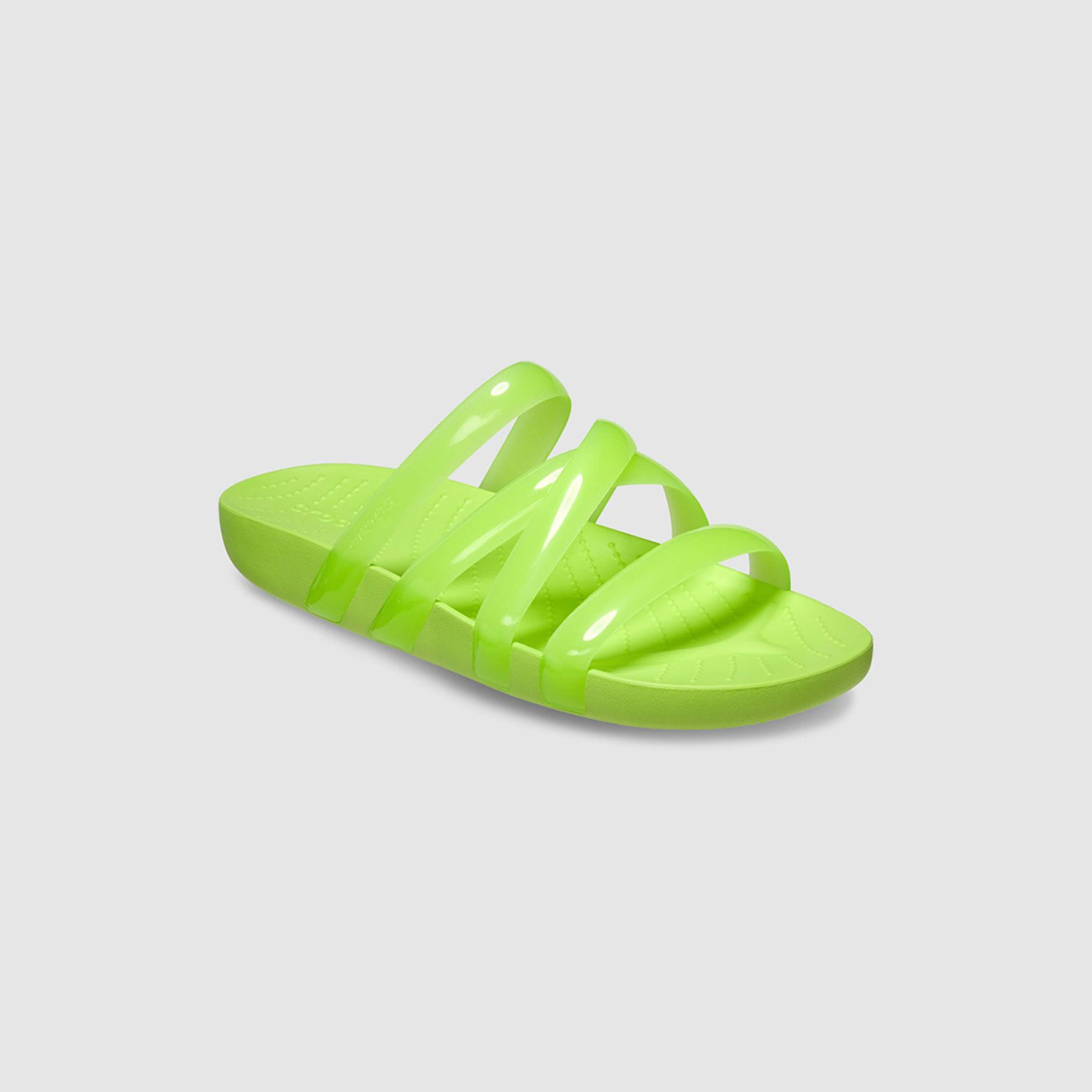  سلايد صندل نسائي من كروكس ذو سبلاش جلوسي سترابي-women-shoes-sandals-flats-image-8