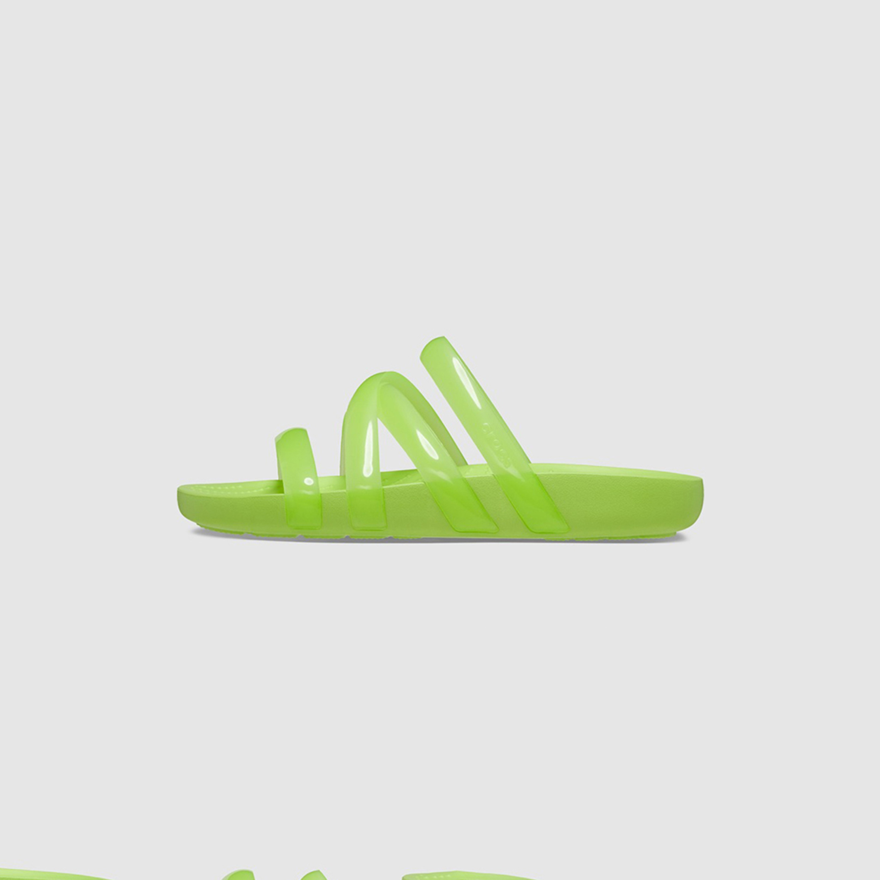  سلايد صندل نسائي من كروكس ذو سبلاش جلوسي سترابي-women-shoes-sandals-flats-image-10