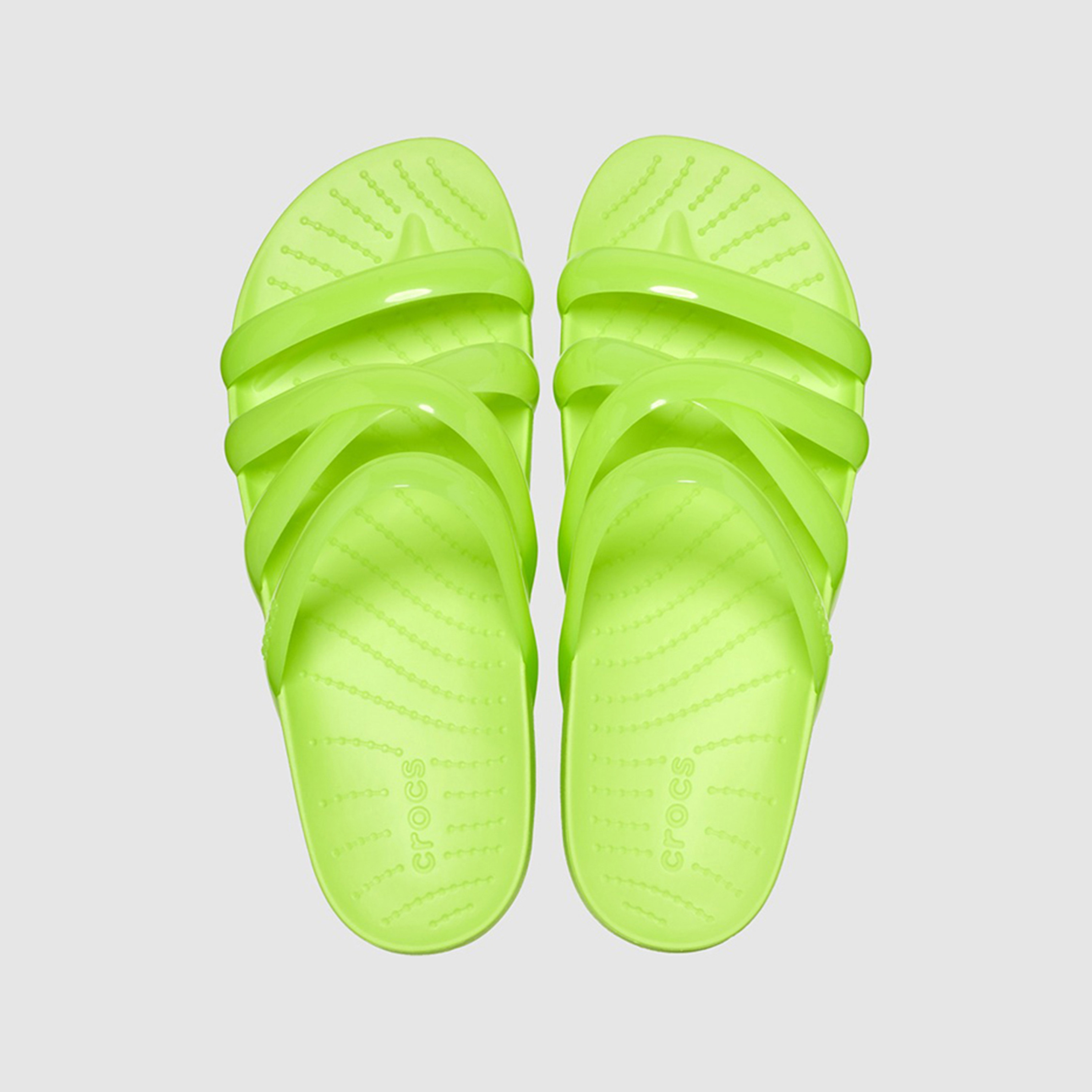  سلايد صندل نسائي من كروكس ذو سبلاش جلوسي سترابي-women-shoes-sandals-flats-image-11