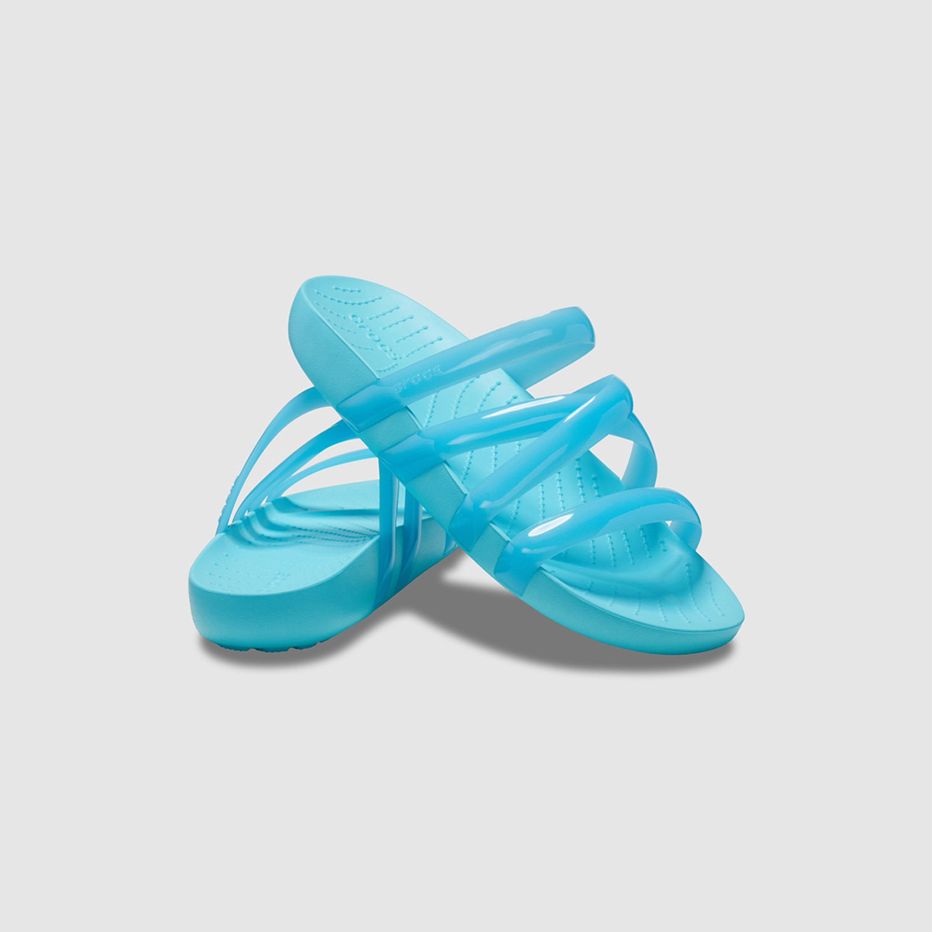  سلايد صندل نسائي من كروكس ذو سبلاش جلوسي سترابي-women-shoes-sandals-flats-image-13