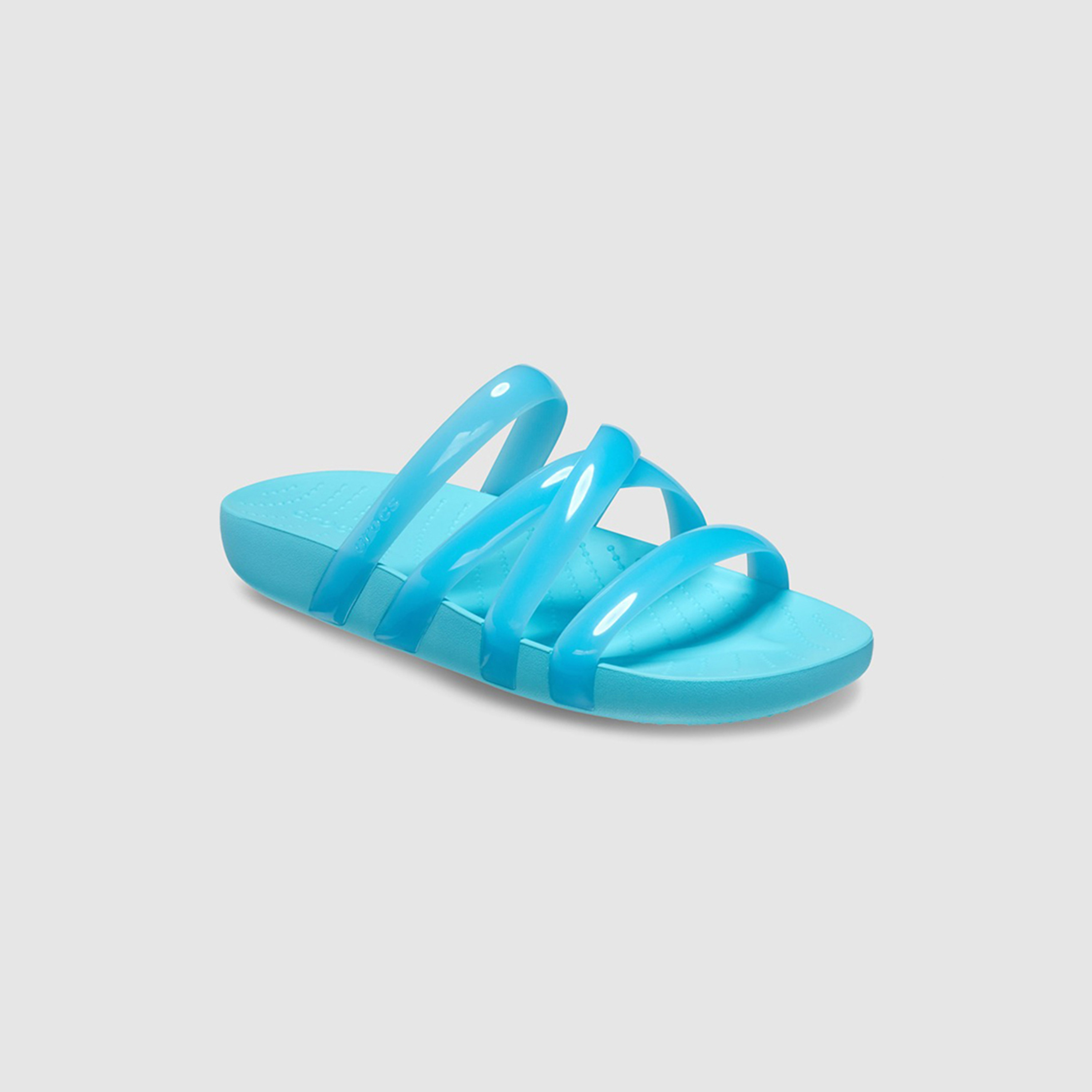  سلايد صندل نسائي من كروكس ذو سبلاش جلوسي سترابي-women-shoes-sandals-flats-image-14