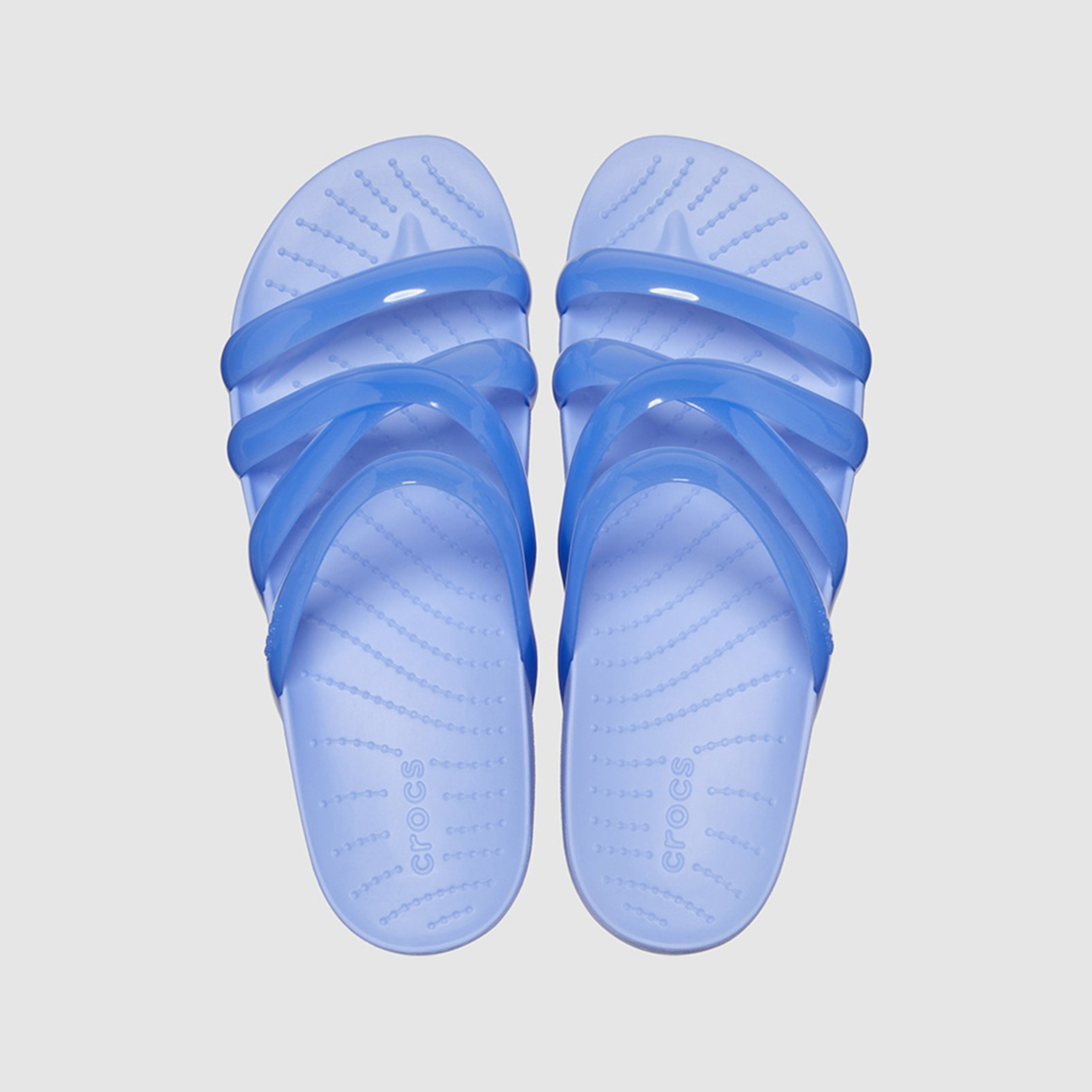  سلايد صندل نسائي من كروكس ذو سبلاش جلوسي سترابي-women-shoes-sandals-flats-image-5