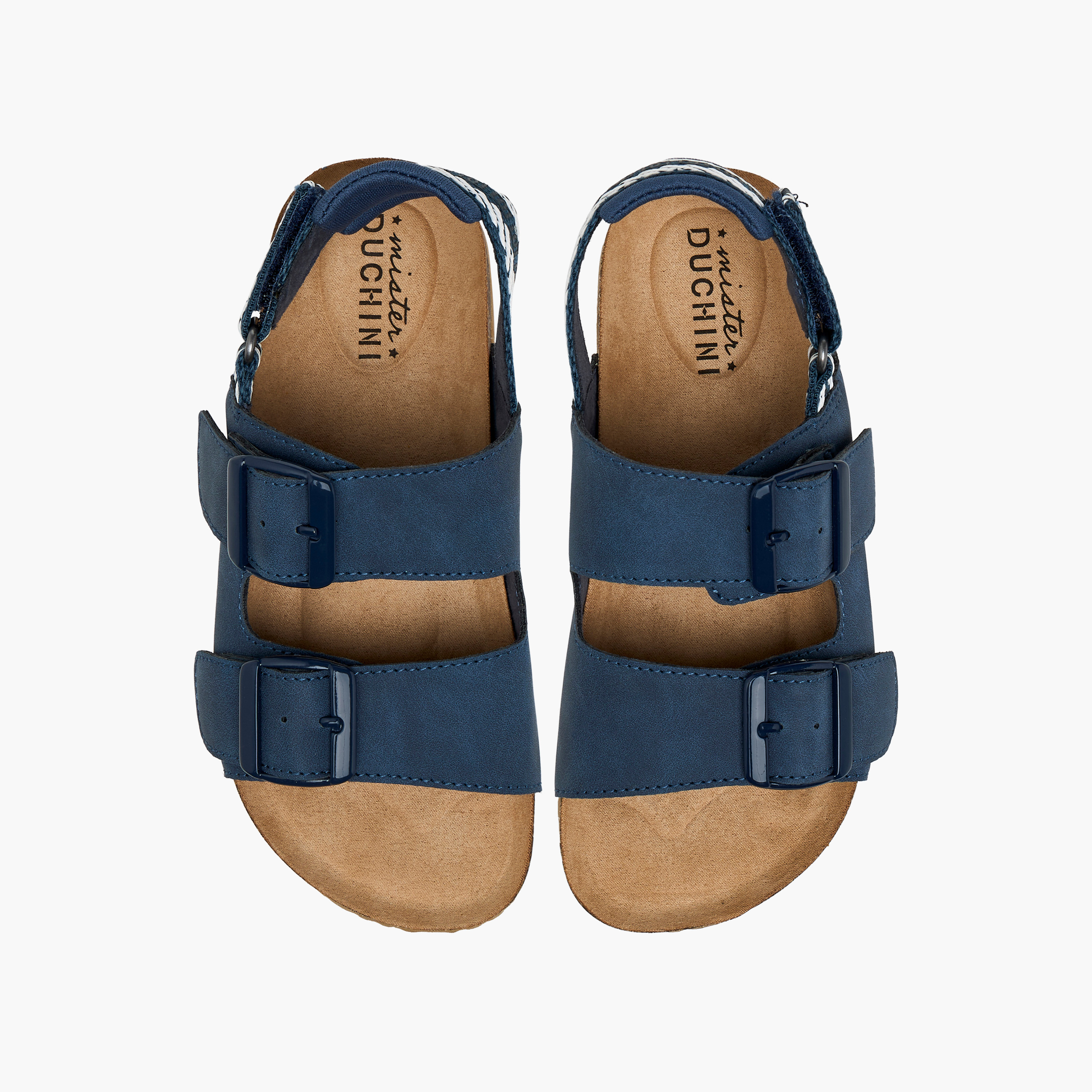Mister Duchini Boys Buckle Accent Hook & Loop Sandals-boys-shoes-sandals-image-1