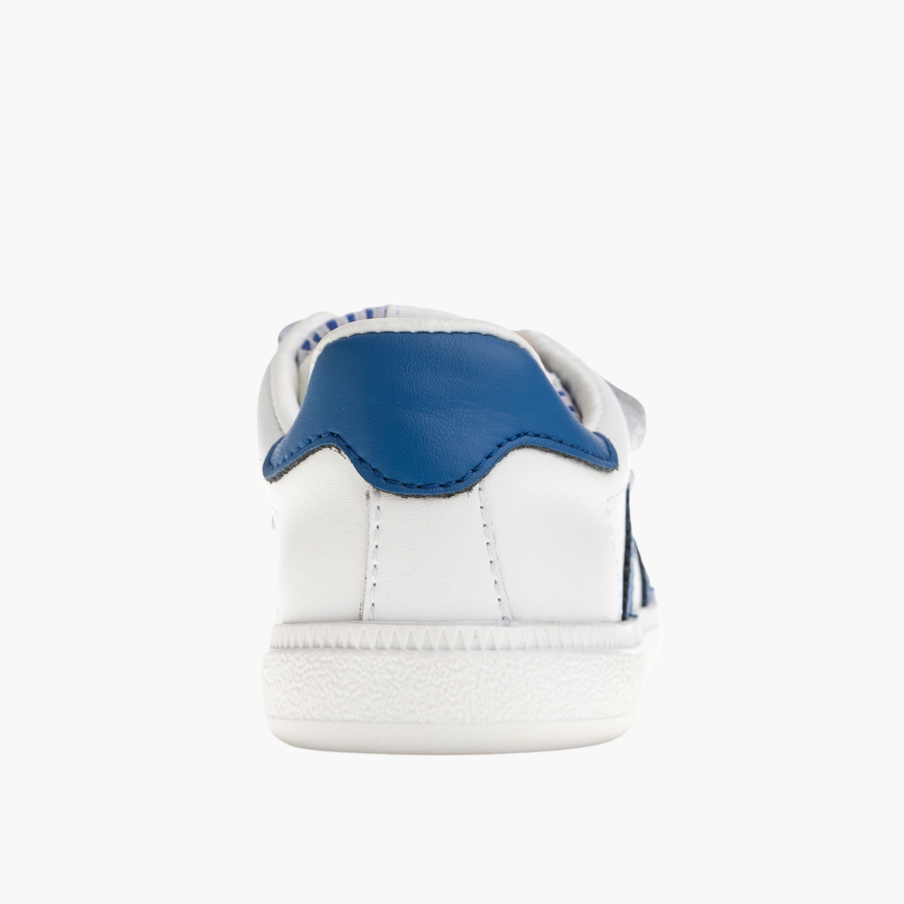 Pablosky Kids' Textured Sneakers with Hook and Loop Closure-boys-shoes-schoolshoes-image-3