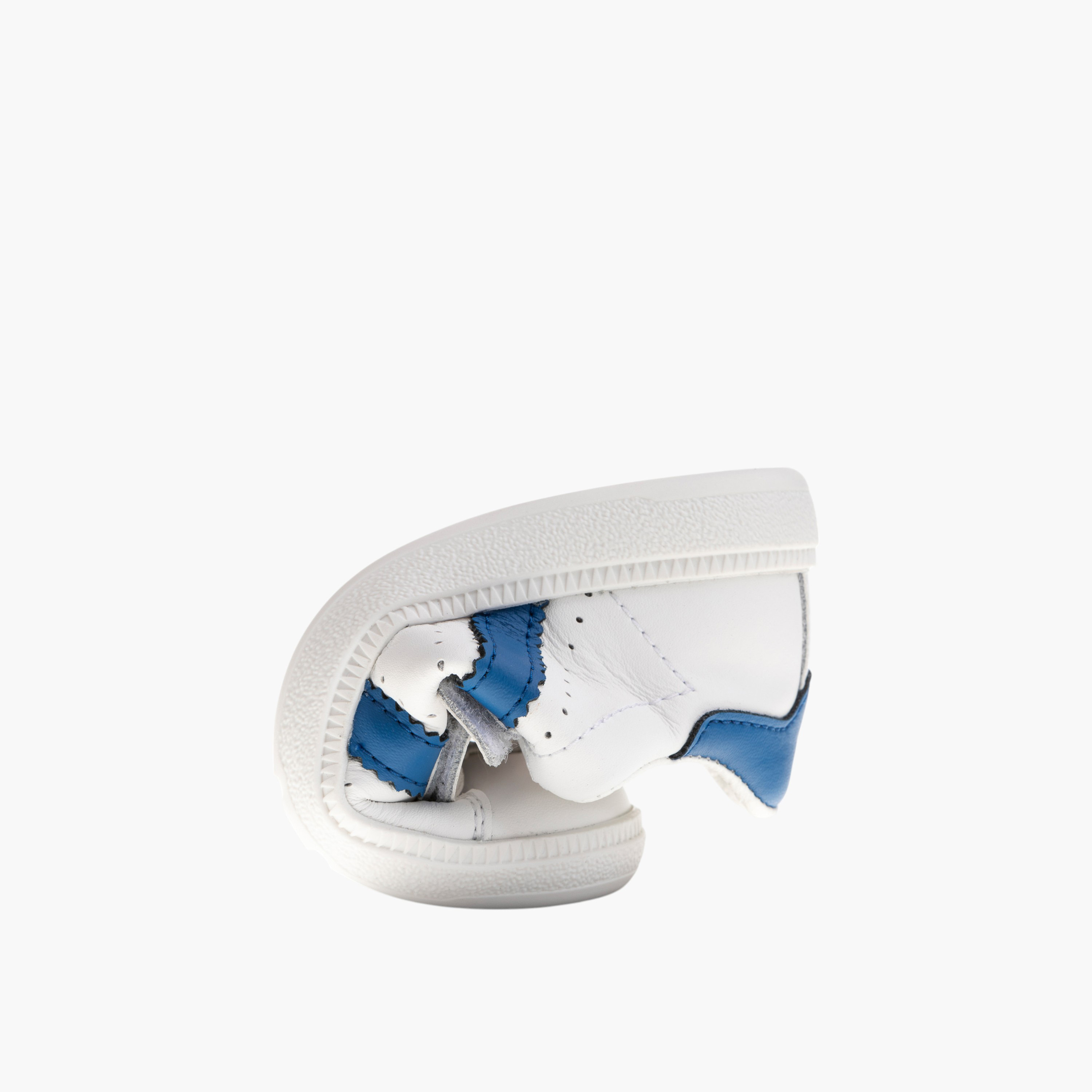 Pablosky Kids' Textured Sneakers with Hook and Loop Closure-boys-shoes-schoolshoes-image-6