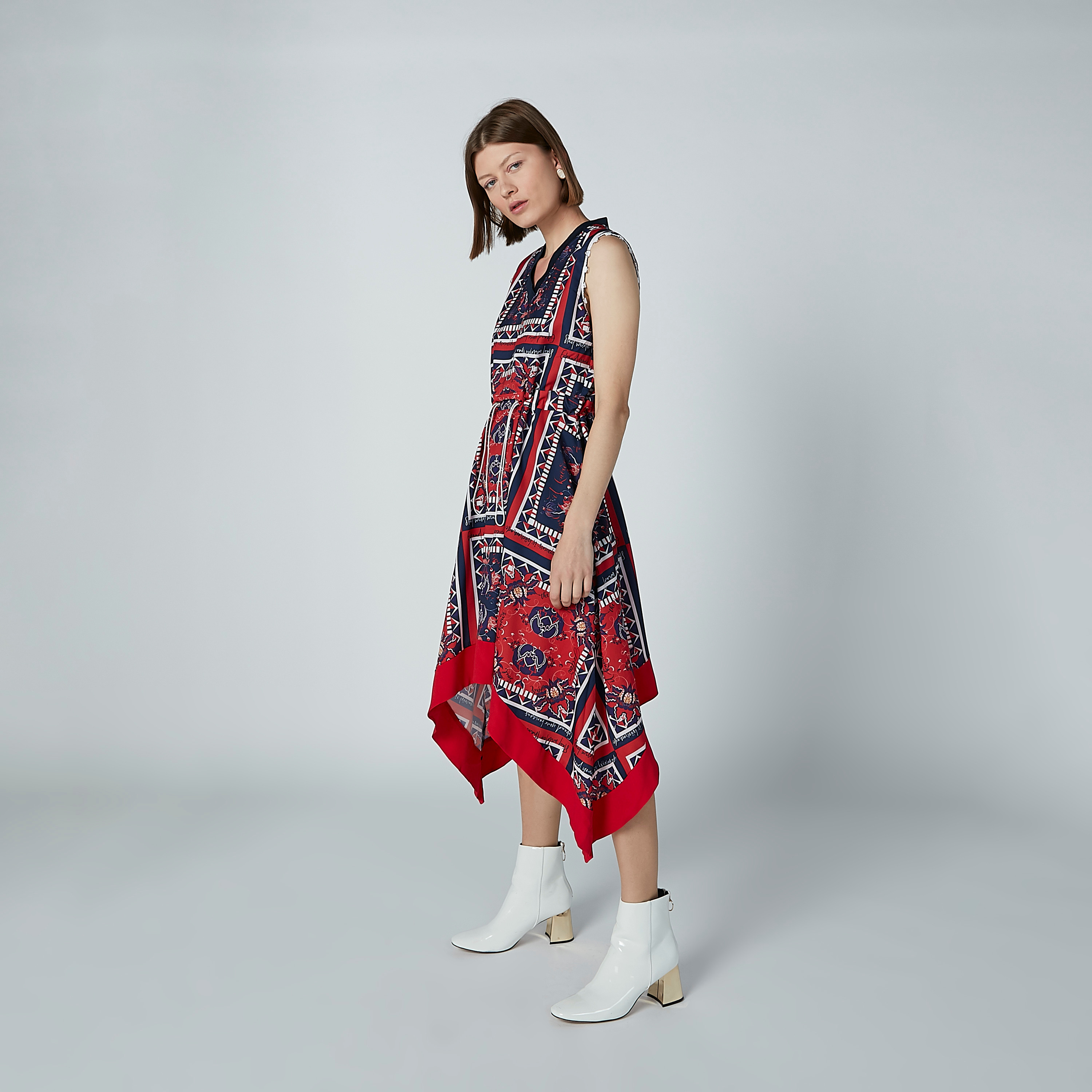 Iconic Printed Midi Dress with Asymmetric Hem-women-clothing-dresses-image-2