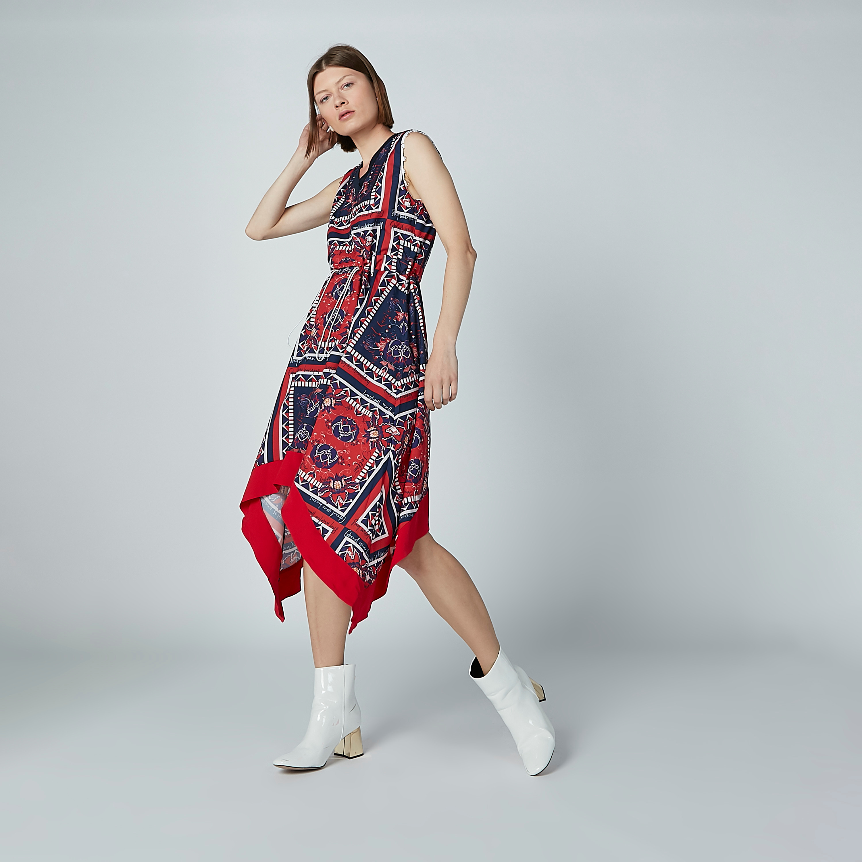Iconic Printed Midi Dress with Asymmetric Hem-women-clothing-dresses-image-4