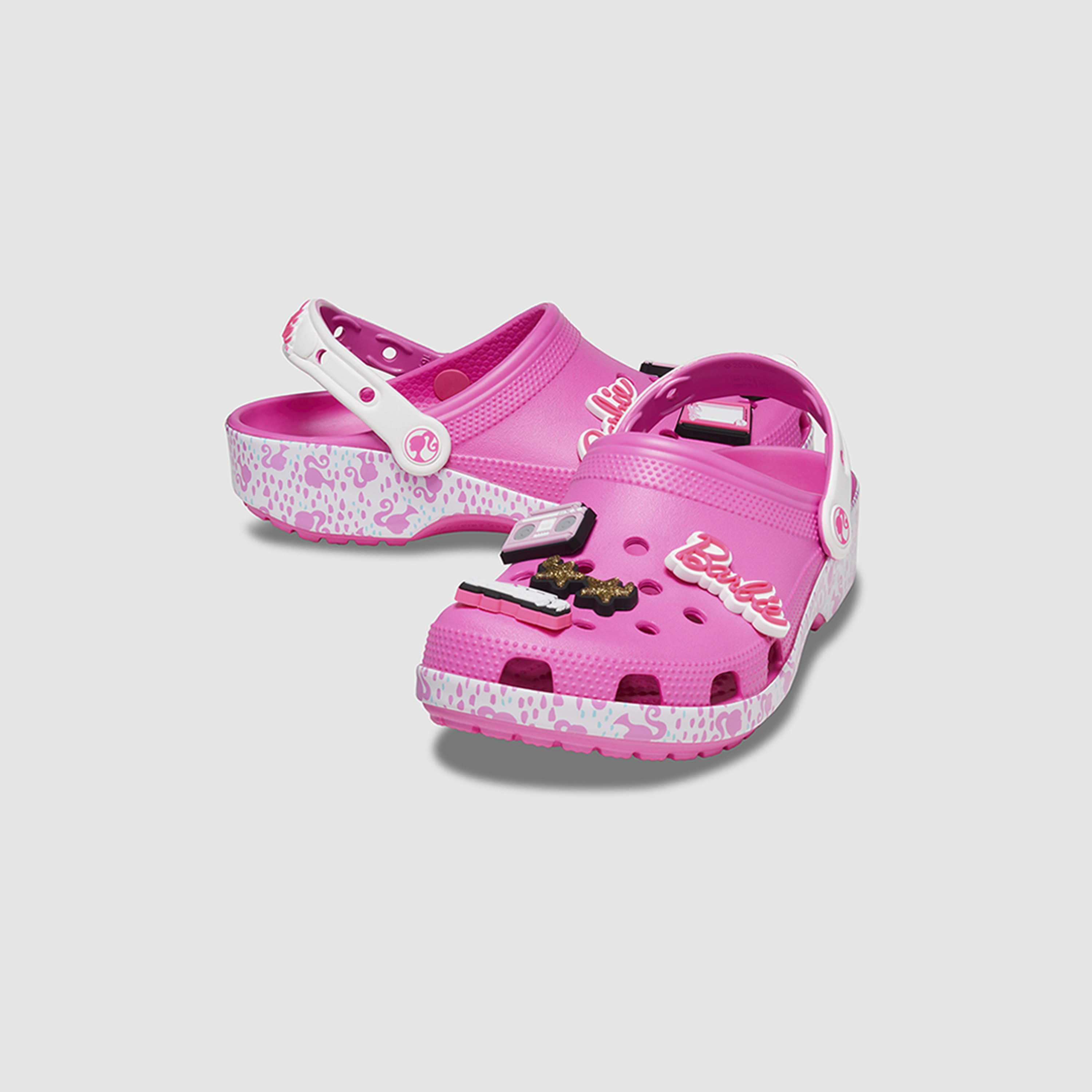 Crocs Women's Slip On Barbie Classic Clogs | 208817-6QQ-women-shoes-flipflopsandslides-image-1