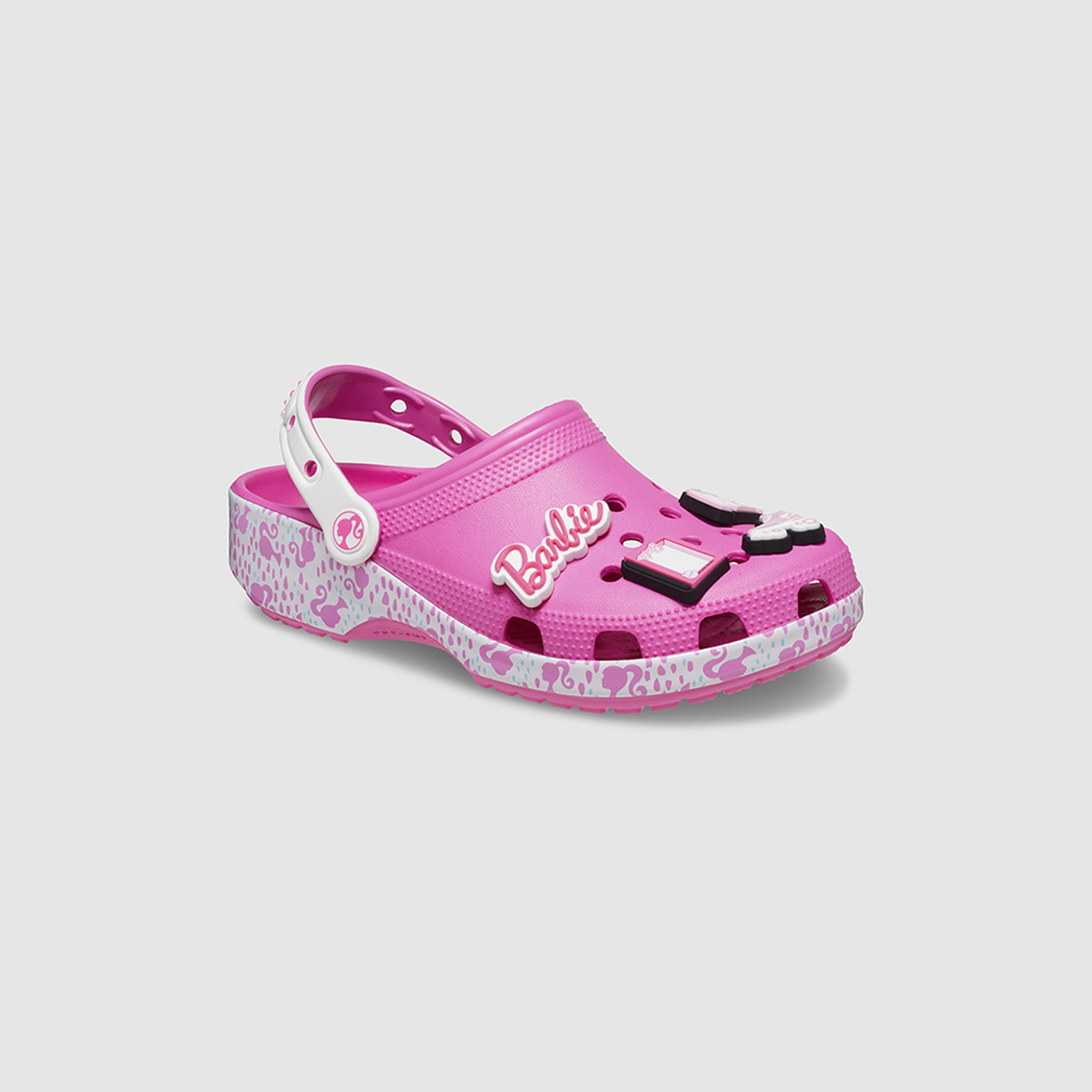 Crocs Women's Slip On Barbie Classic Clogs | 208817-6QQ-women-shoes-flipflopsandslides-image-3