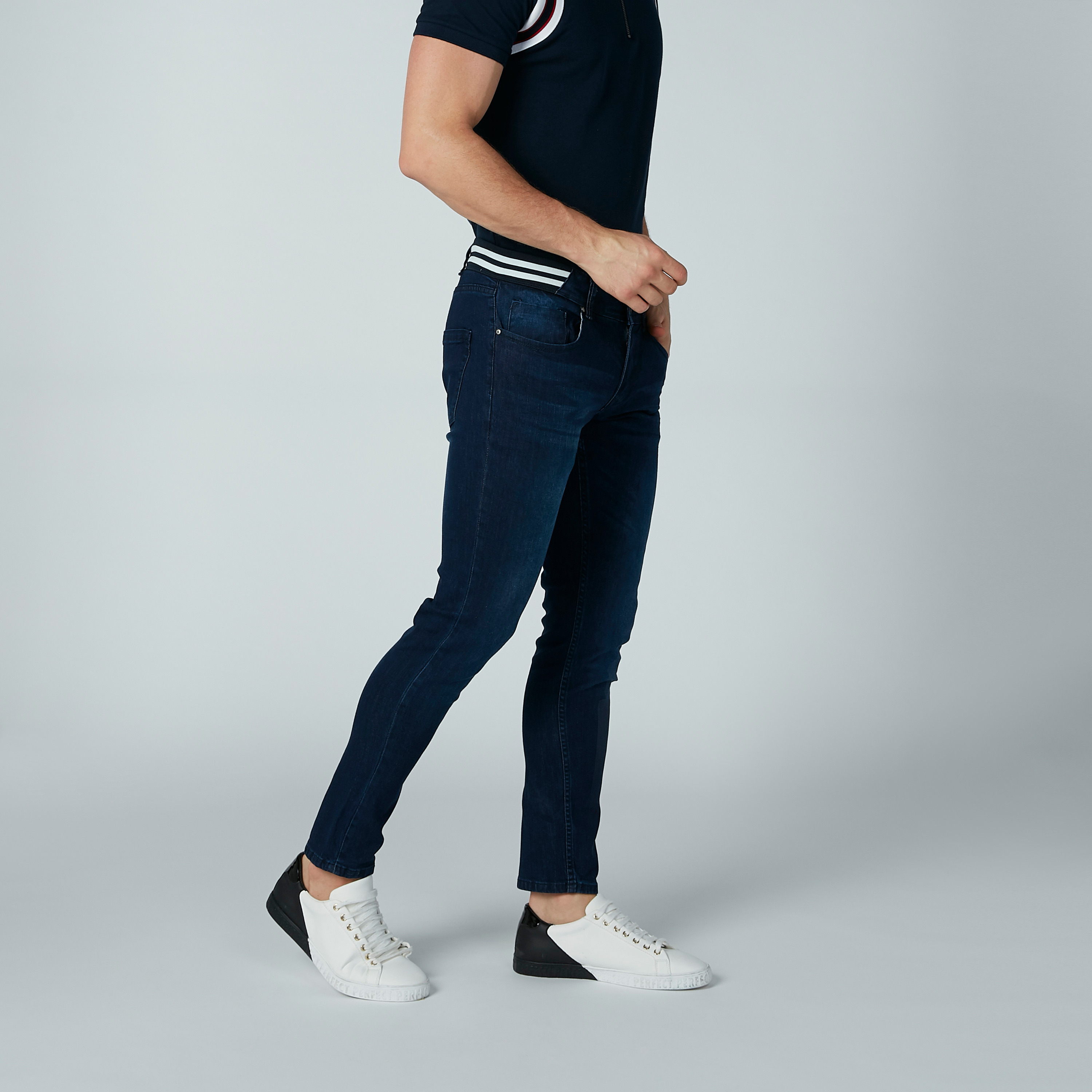 Iconic Solid Jeans with Pocket Detail and Zip Fly Closure-men-clothing-jeans-image-1