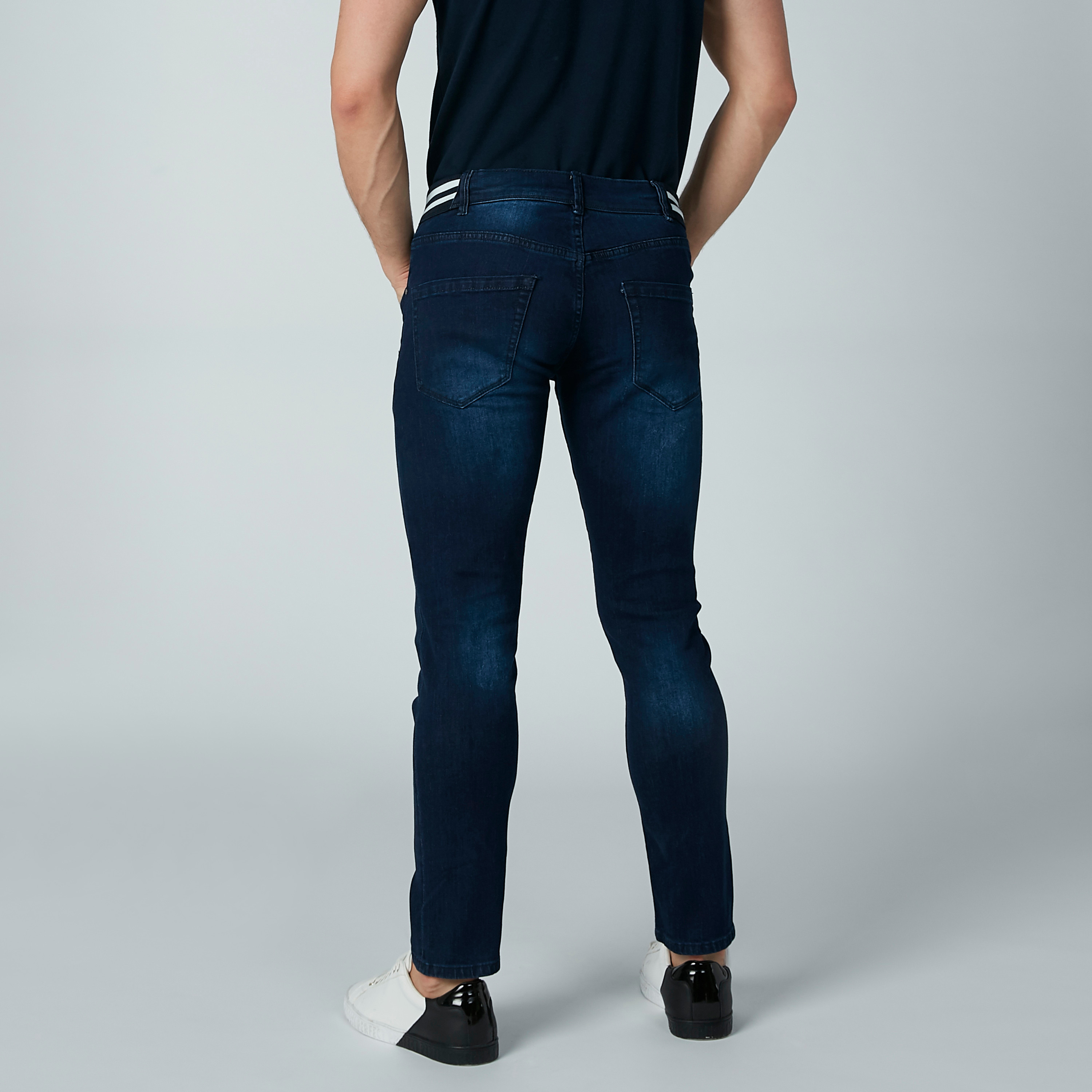 Iconic Solid Jeans with Pocket Detail and Zip Fly Closure-men-clothing-jeans-image-4