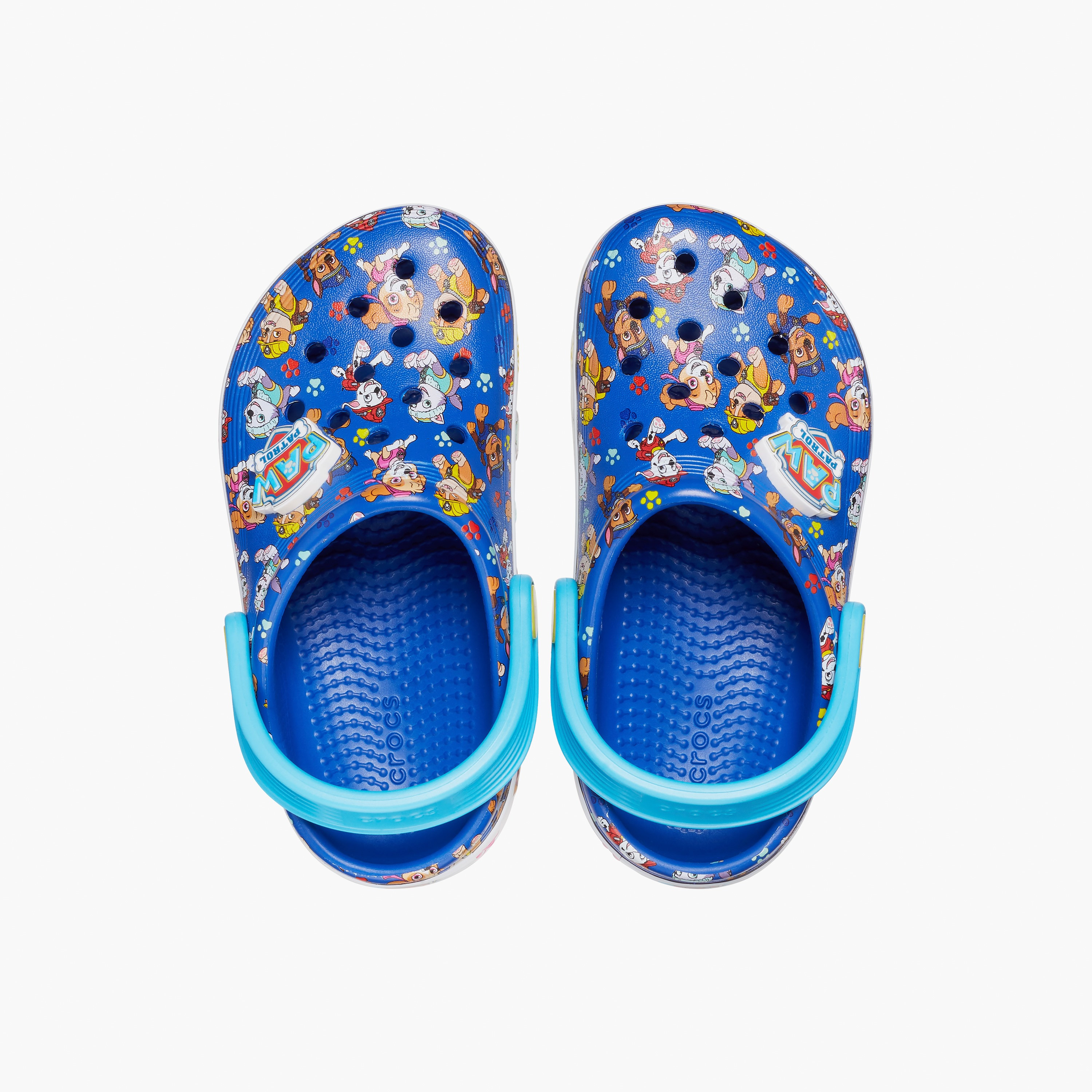 قباقيب كروكس للأطفال ذو سليب أون باو باترول أوف كورت | 208853-425-girls-shoes-sandals-image-2