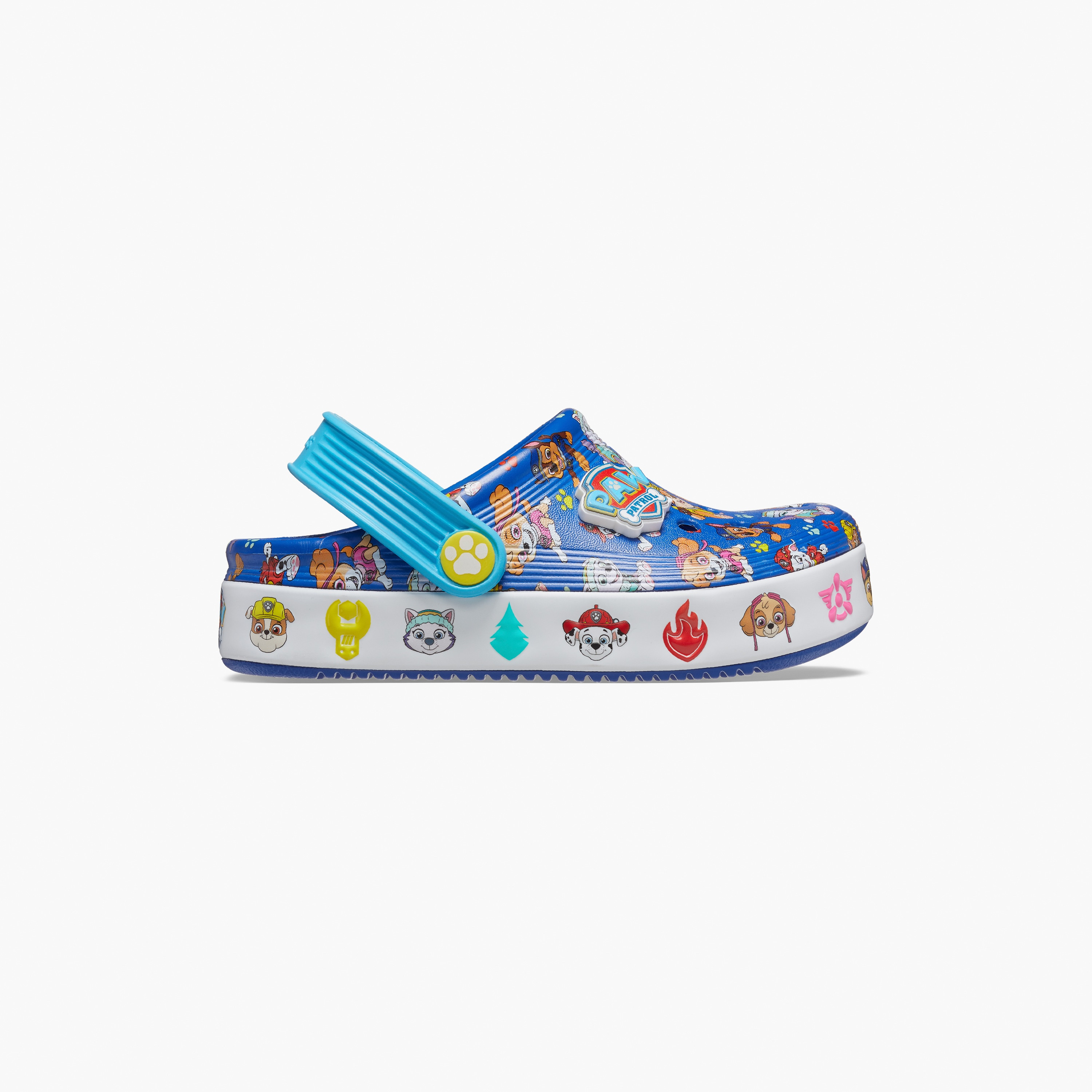 قباقيب كروكس للأطفال ذو سليب أون باو باترول أوف كورت | 208853-425-girls-shoes-sandals-image-5