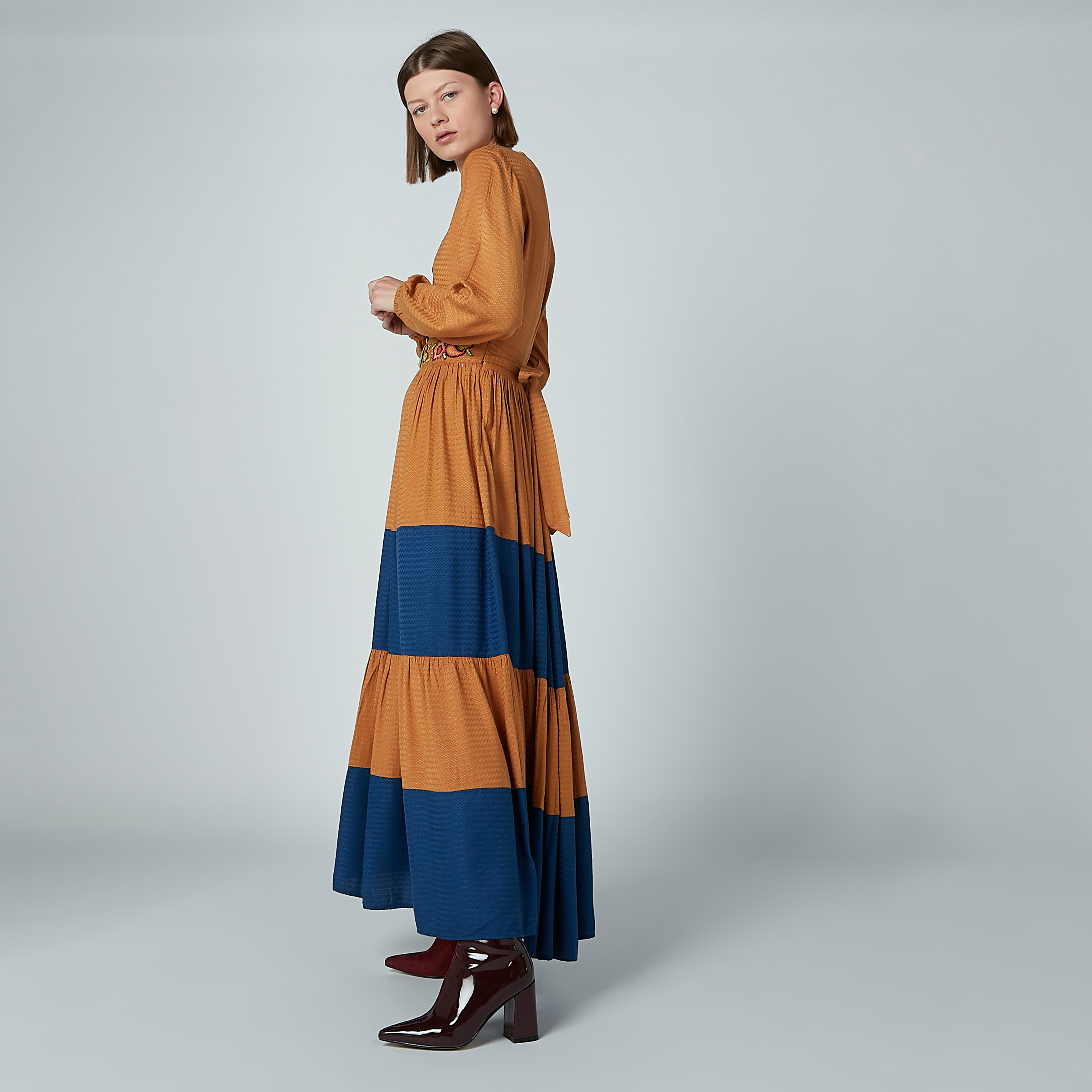 Iconic Embroidered A-Line Maxi Dress with Long Sleeves-women-clothing-dresses-image-3