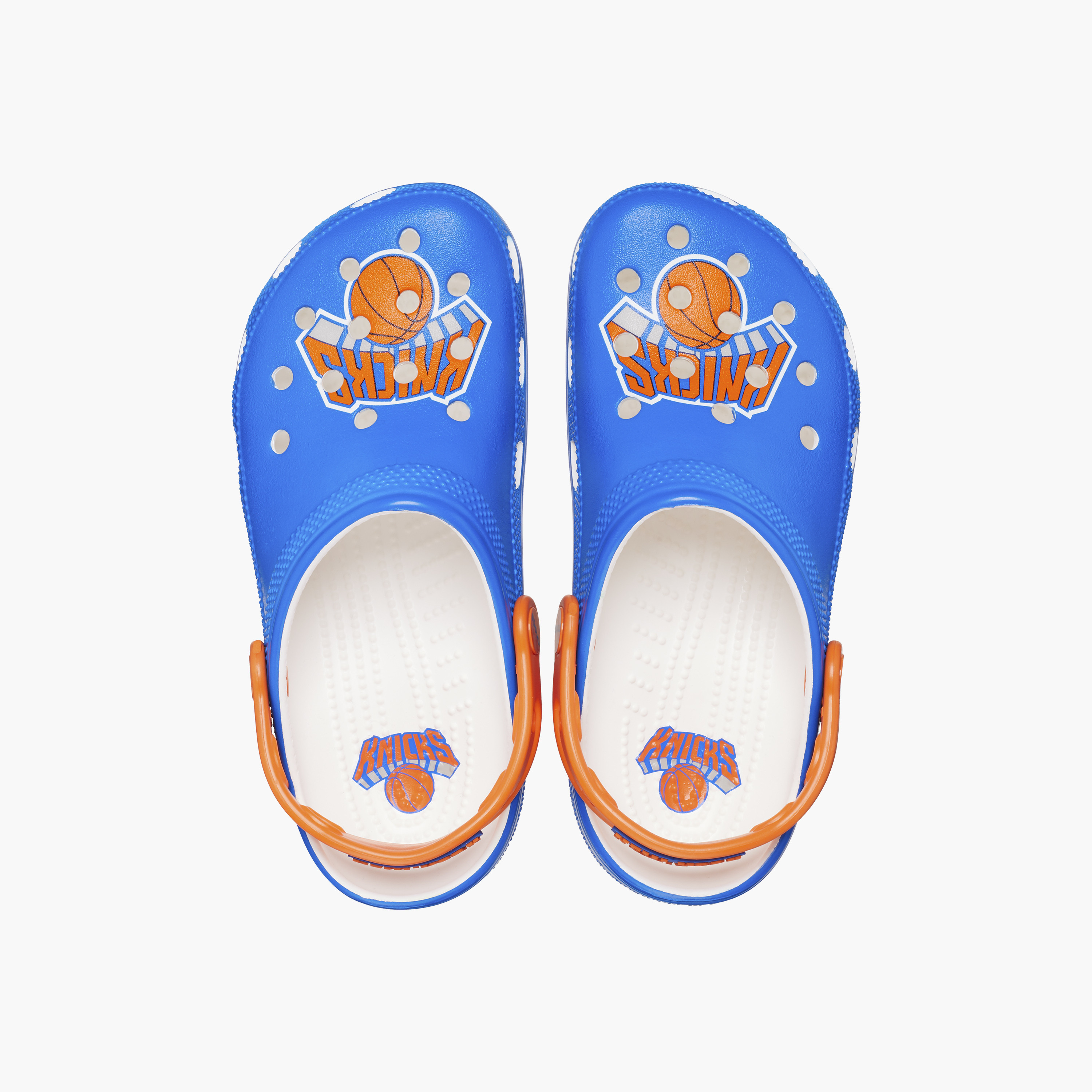 Crocs Men's Slip On NBA New York Knicks Clogs | 208862-100-men-shoes-sandals-image-2