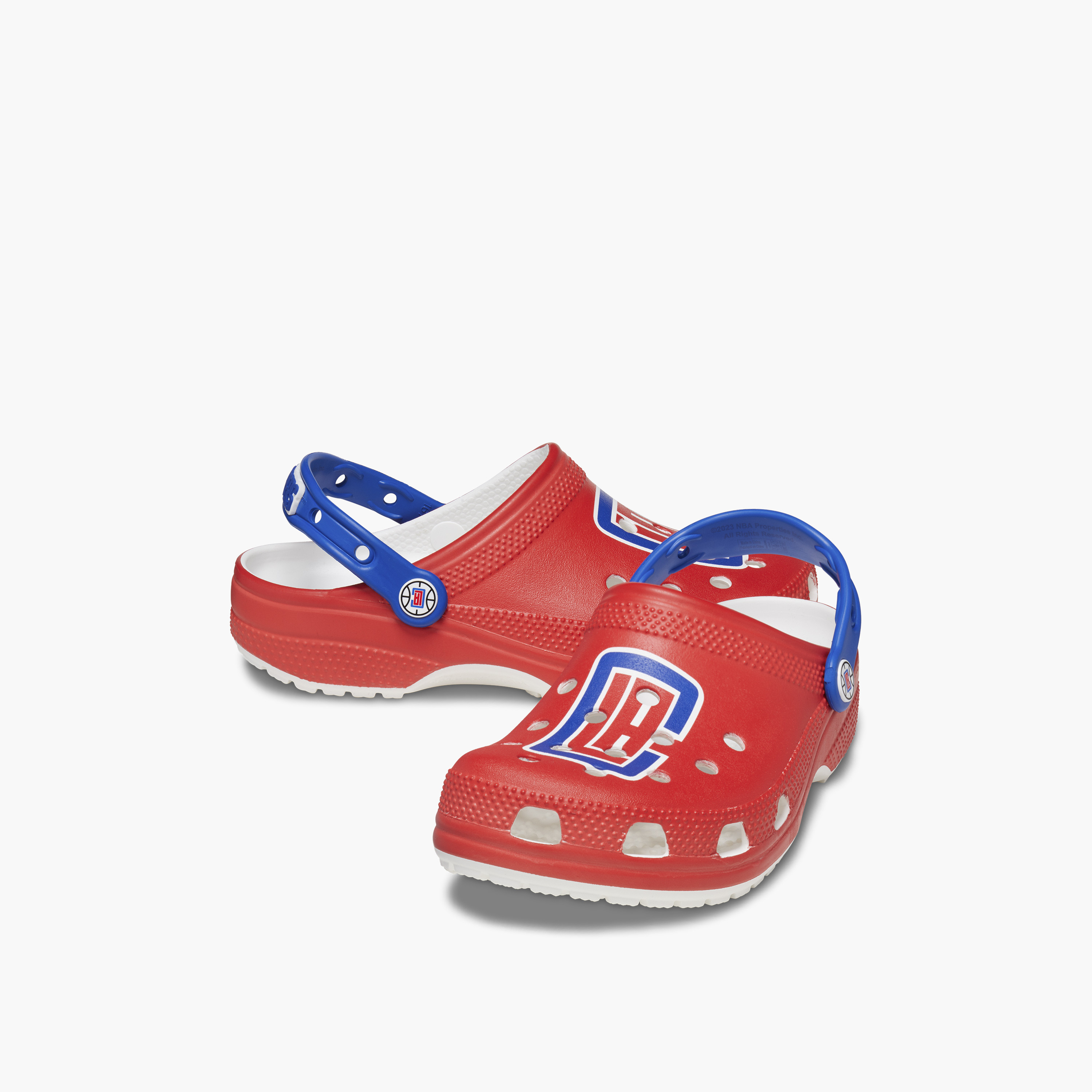 كروكس - قباقيب رجالية سهلة الارتداء من NBA LA Clippers | 208863-425-men-shoes-sandals-image-1