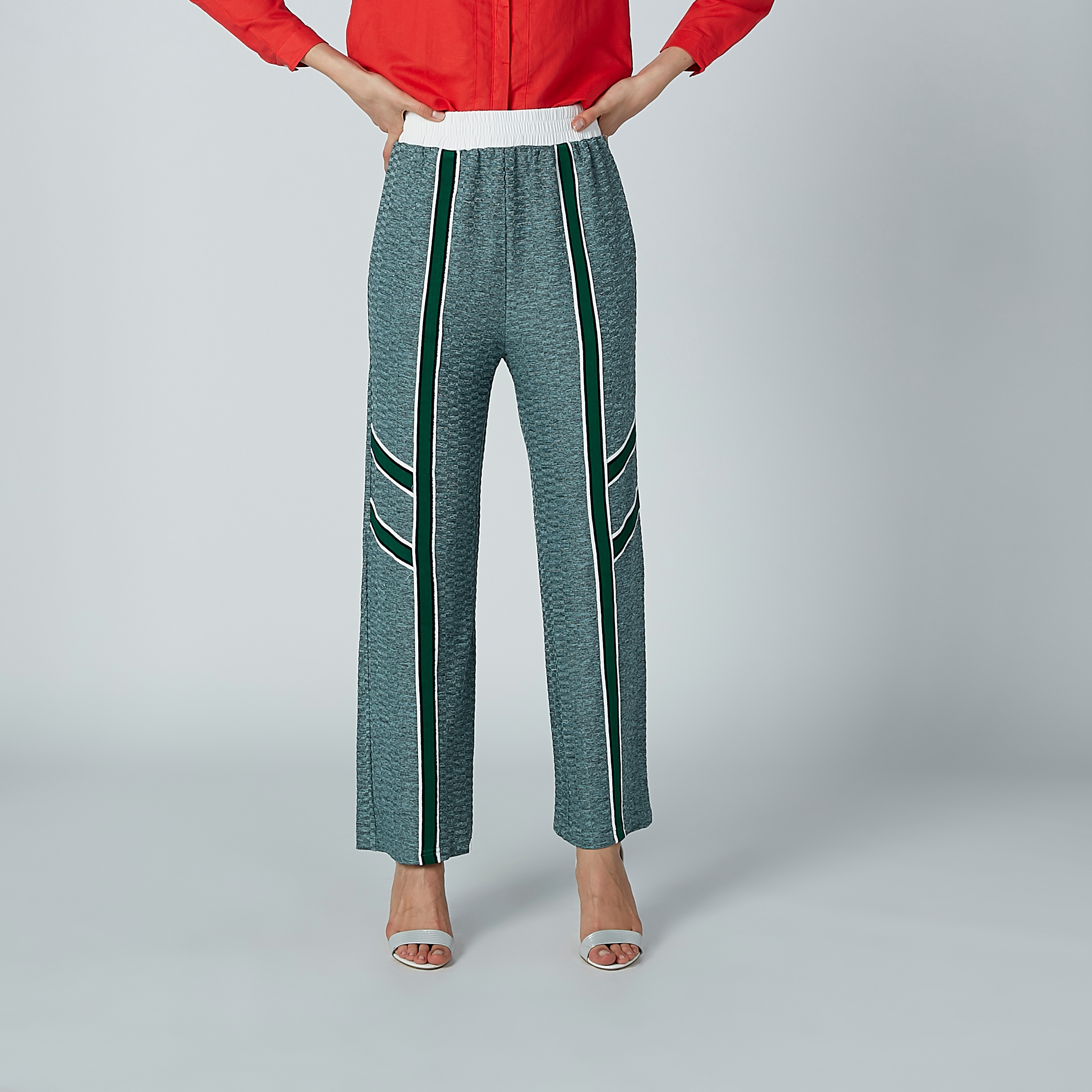 Iconic Printed Palazzo Pants with Tape and Pocket Detail-women-clothing-bottoms-trousers-image-1