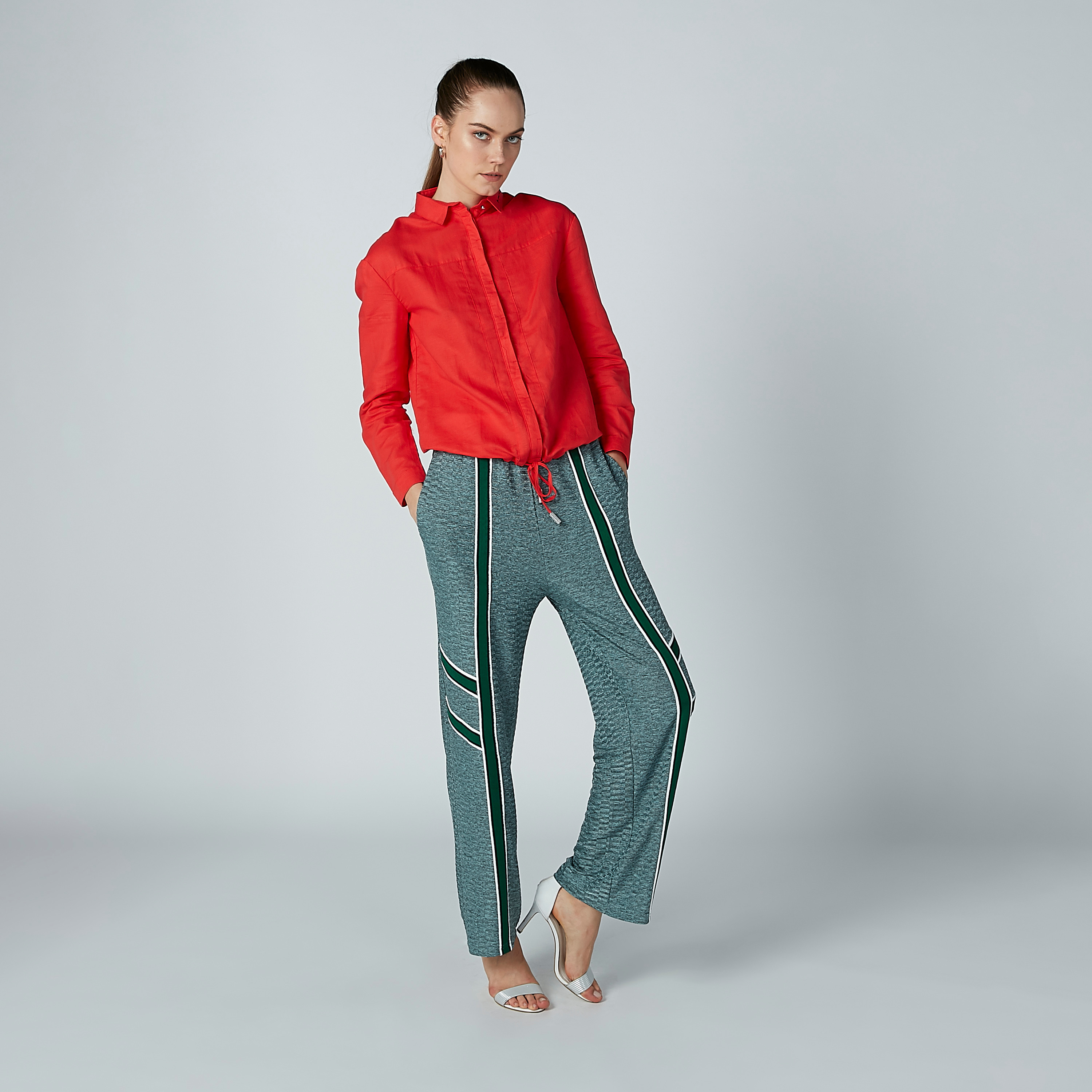 Iconic Printed Palazzo Pants with Tape and Pocket Detail-women-clothing-bottoms-trousers-image-2