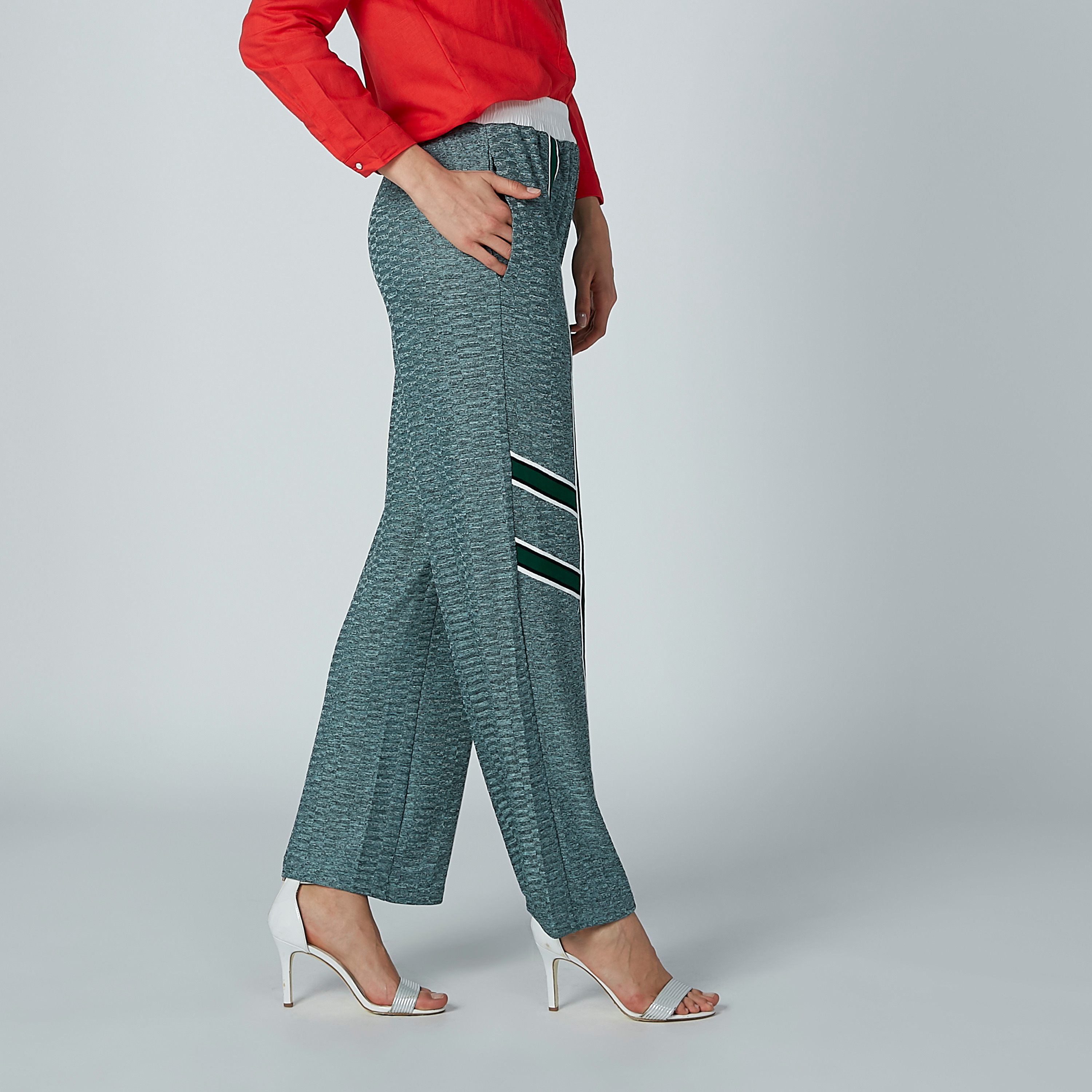 Iconic Printed Palazzo Pants with Tape and Pocket Detail-women-clothing-bottoms-trousers-image-4