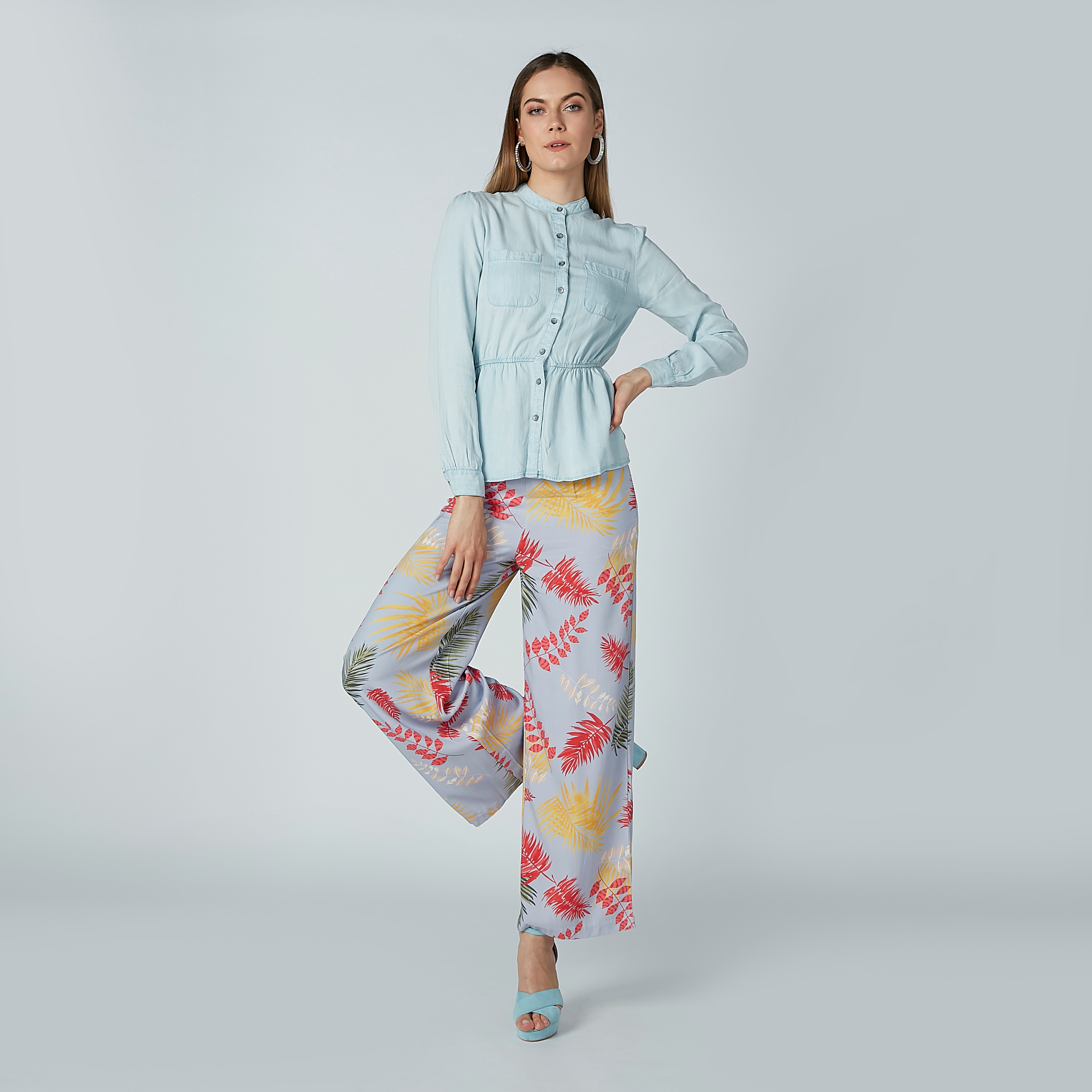 Iconic Printed Wide-Fit Palazzo Pants with Elasticised Waistband-women-clothing-bottoms-trousers-image-2
