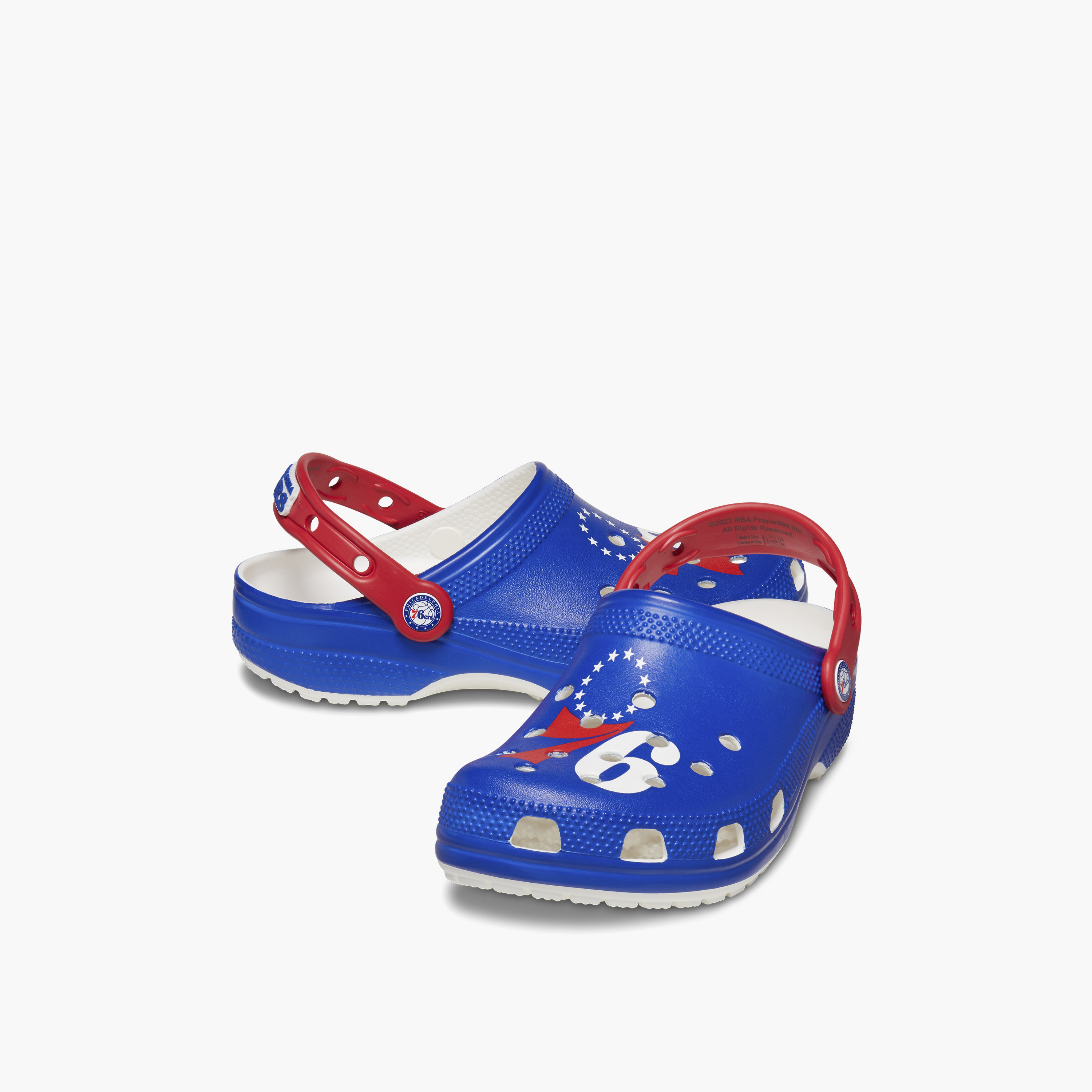 Crocs Men's Slip On NBA Philadelphia 76ers Clogs | 208901-100-men-shoes-sandals-image-1