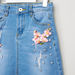 Iconic Embellished Denim Skirt with Pocket Detail-Skirts-thumbnail-1