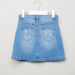 Iconic Embellished Denim Skirt with Pocket Detail-Skirts-thumbnail-2