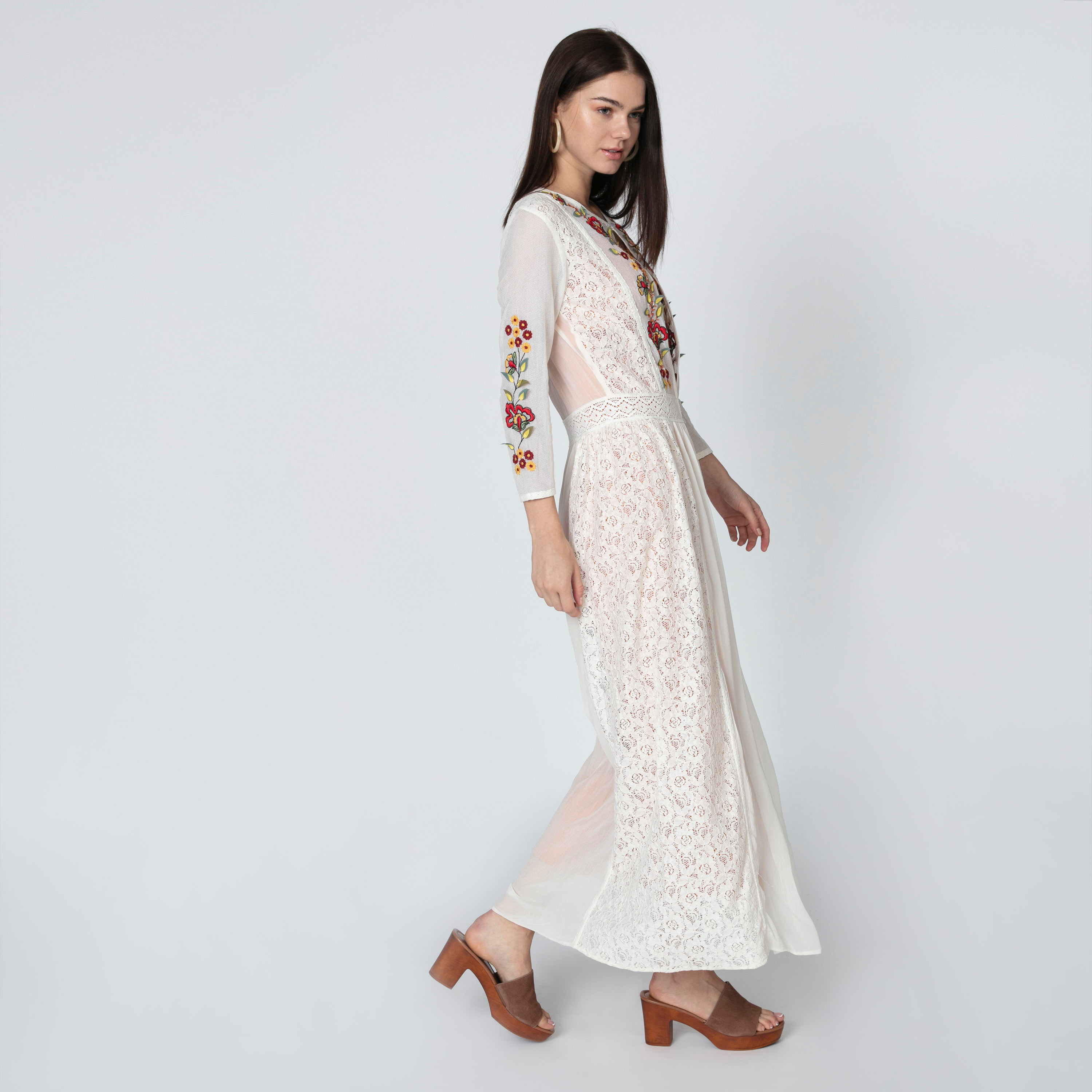 Iconic Embroidered Longline Jacket with 3/4 Sleeves and Button Closure-women-winterwear-coatsandjackets-jackets-image-3