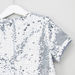 Iconic Sequinned Top with Short Sleeves-T Shirts-thumbnail-3